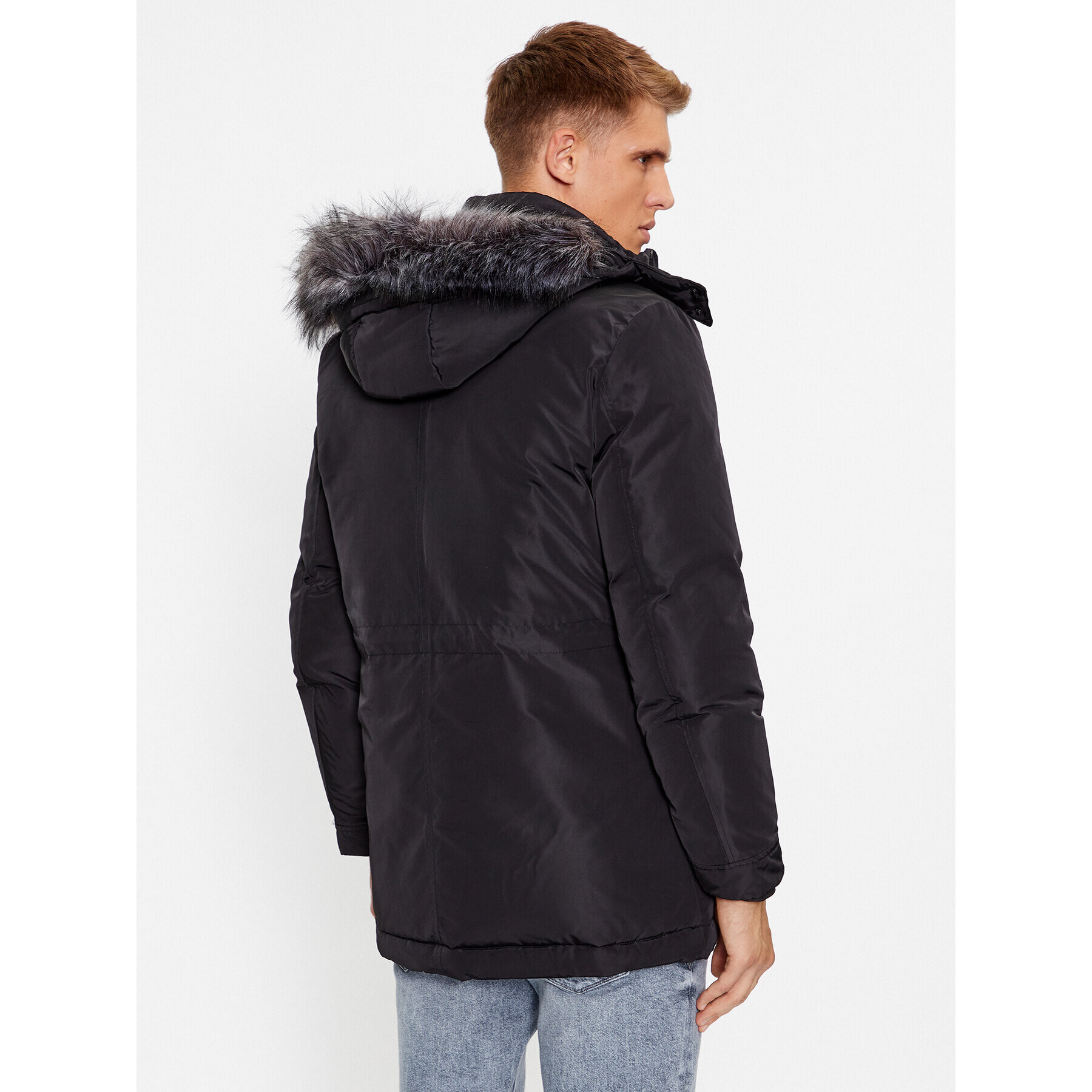 Guess Parka M3BL20 WFOW2 Čierna Regular Fit - Pepit.sk