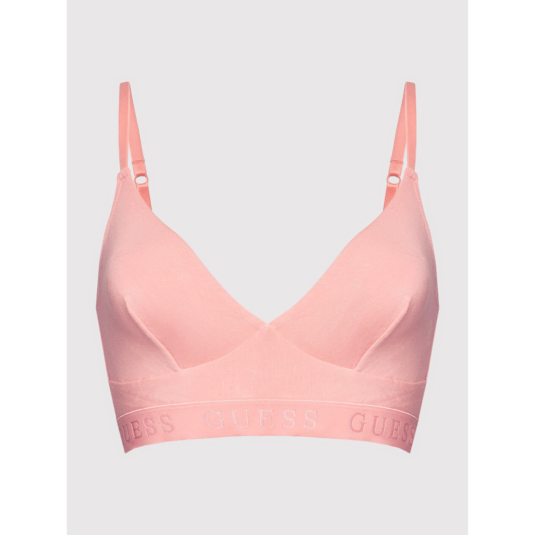 Guess Podprsenka Bralette April O1BC20 JR06U Ružová - Pepit.sk