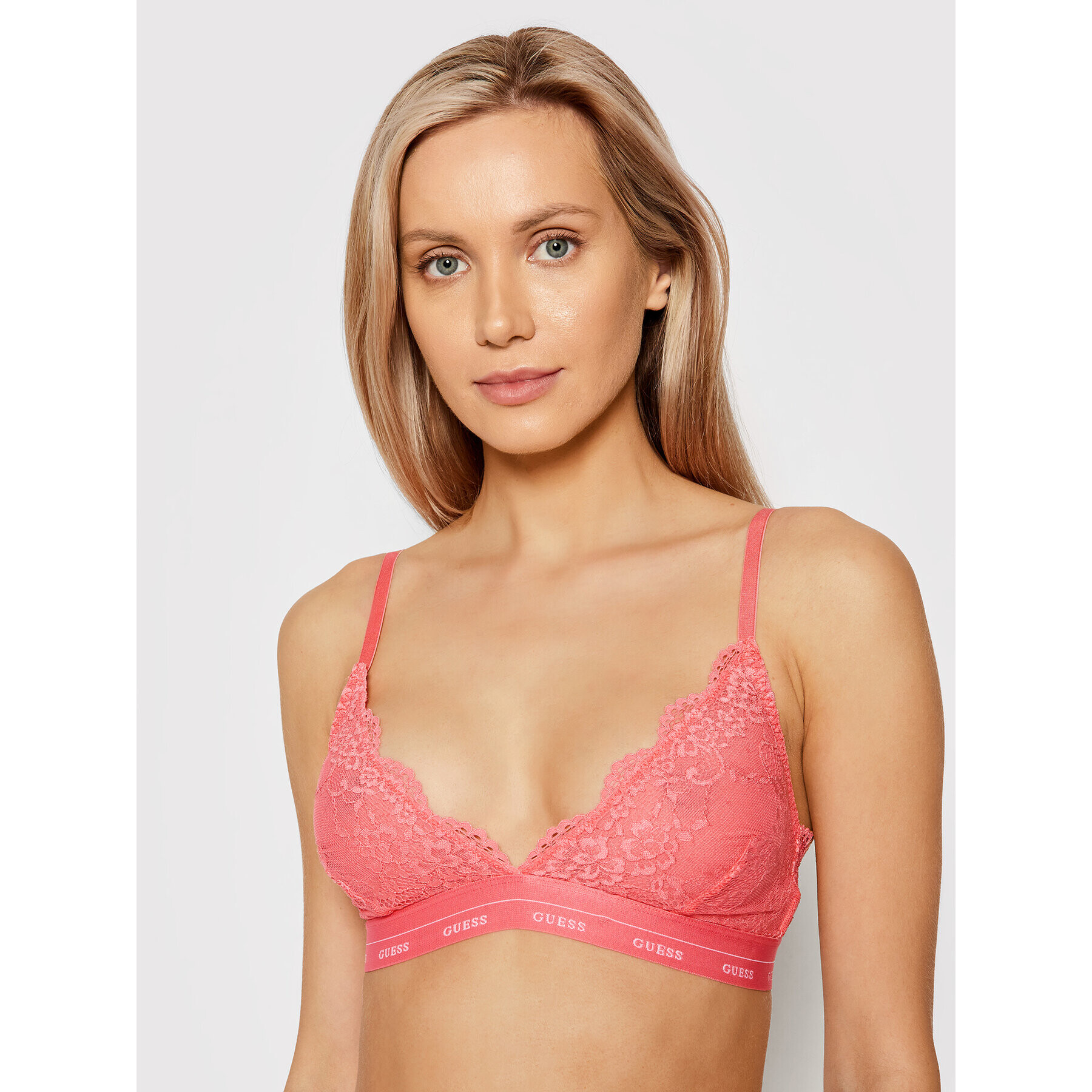 Guess Podprsenka Bralette Aria O0BC00 PZ01C Ružová - Pepit.sk