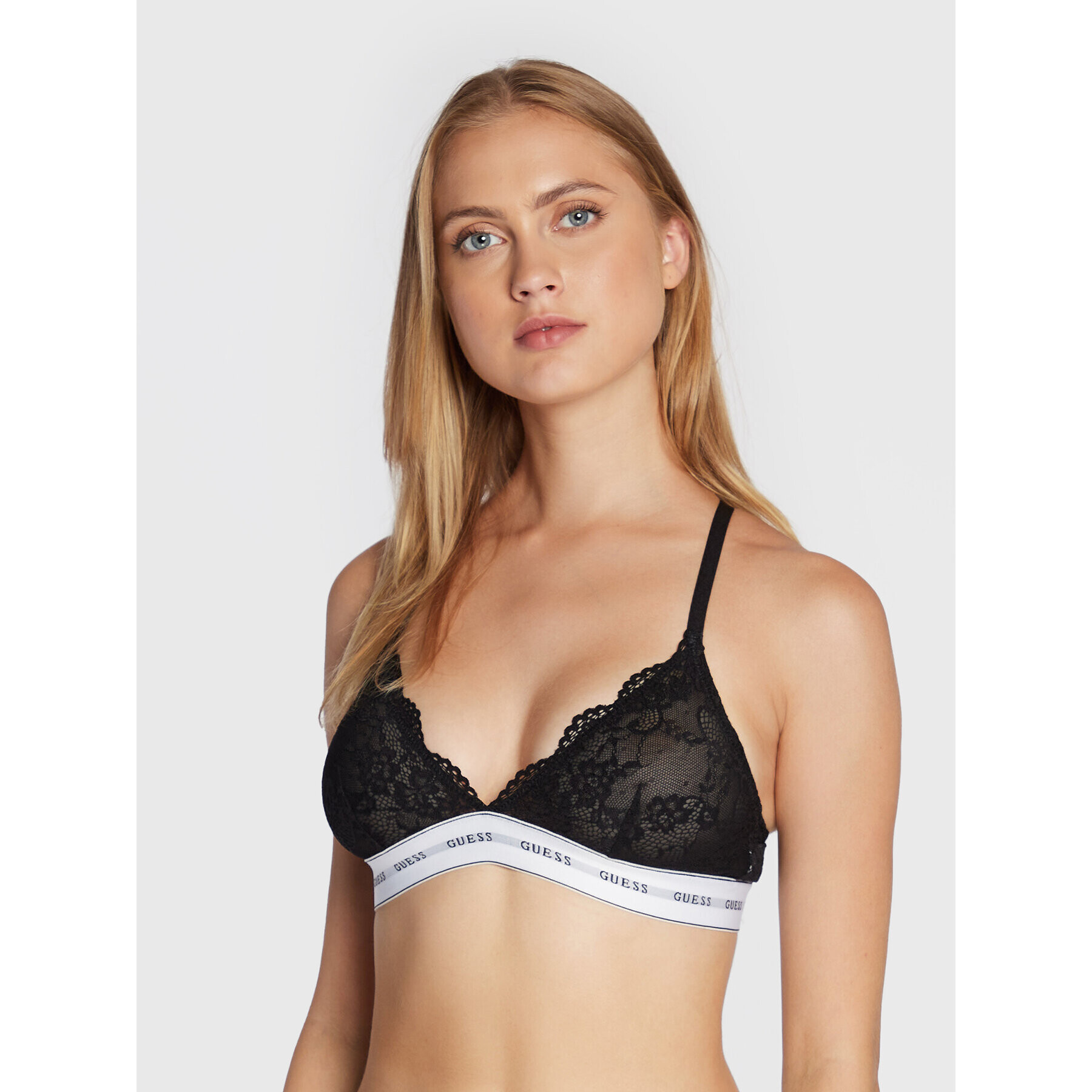 Guess Podprsenka Bralette Belle O97C02 KBBT0 Čierna - Pepit.sk