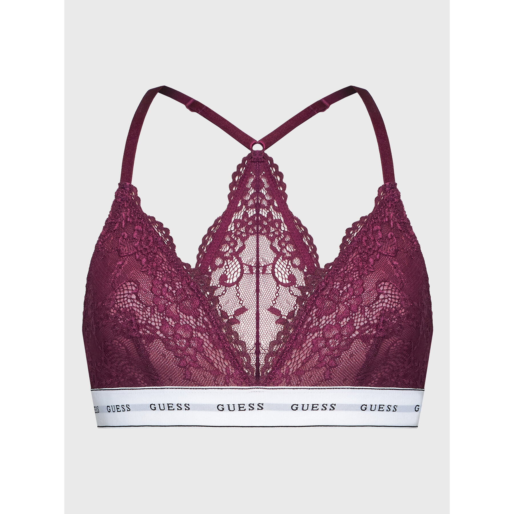 Guess Podprsenka Bralette Belle O97C02 KBBT0 Fialová - Pepit.sk