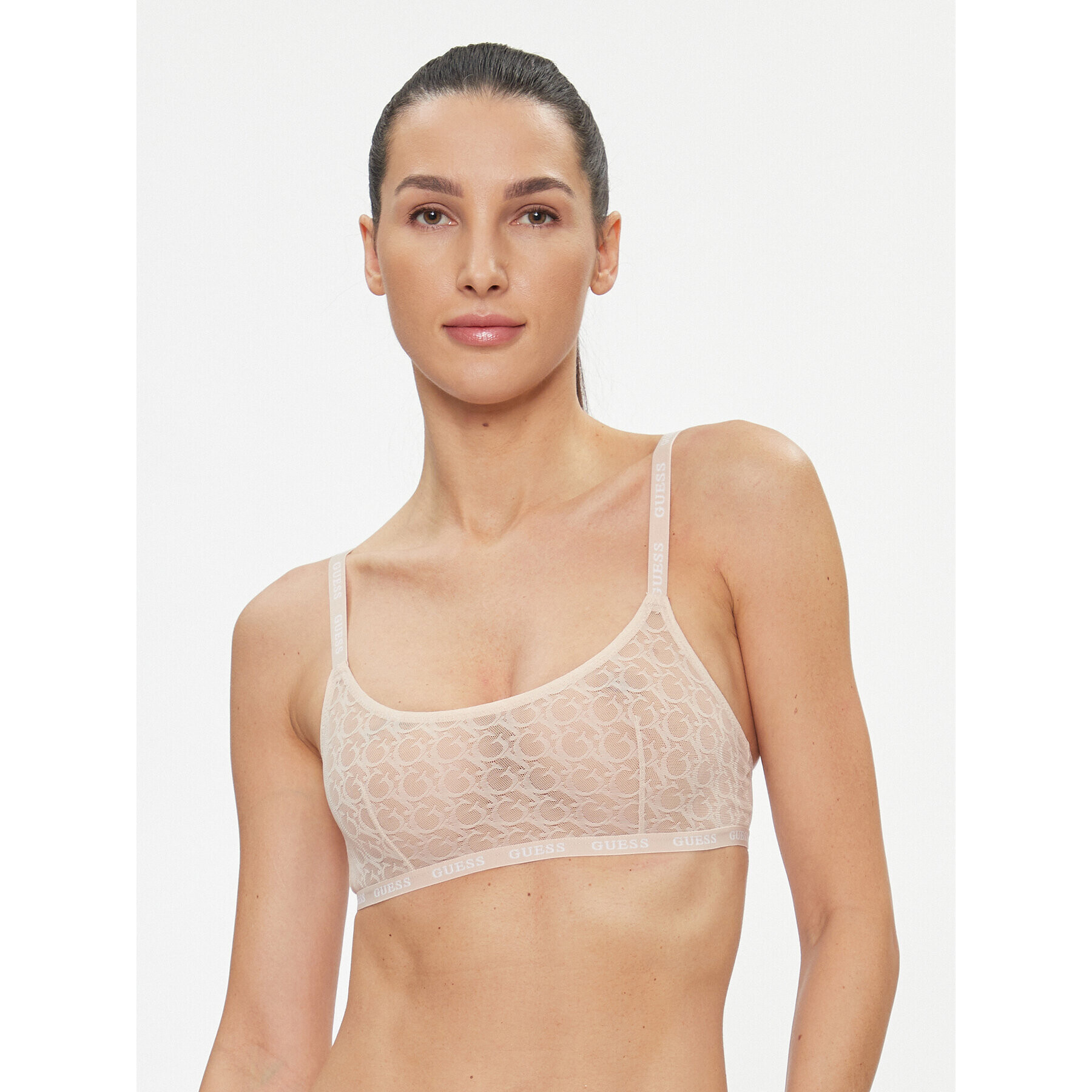 Guess Podprsenka Bralette O3BC16 KBXA0 Ružová - Pepit.sk