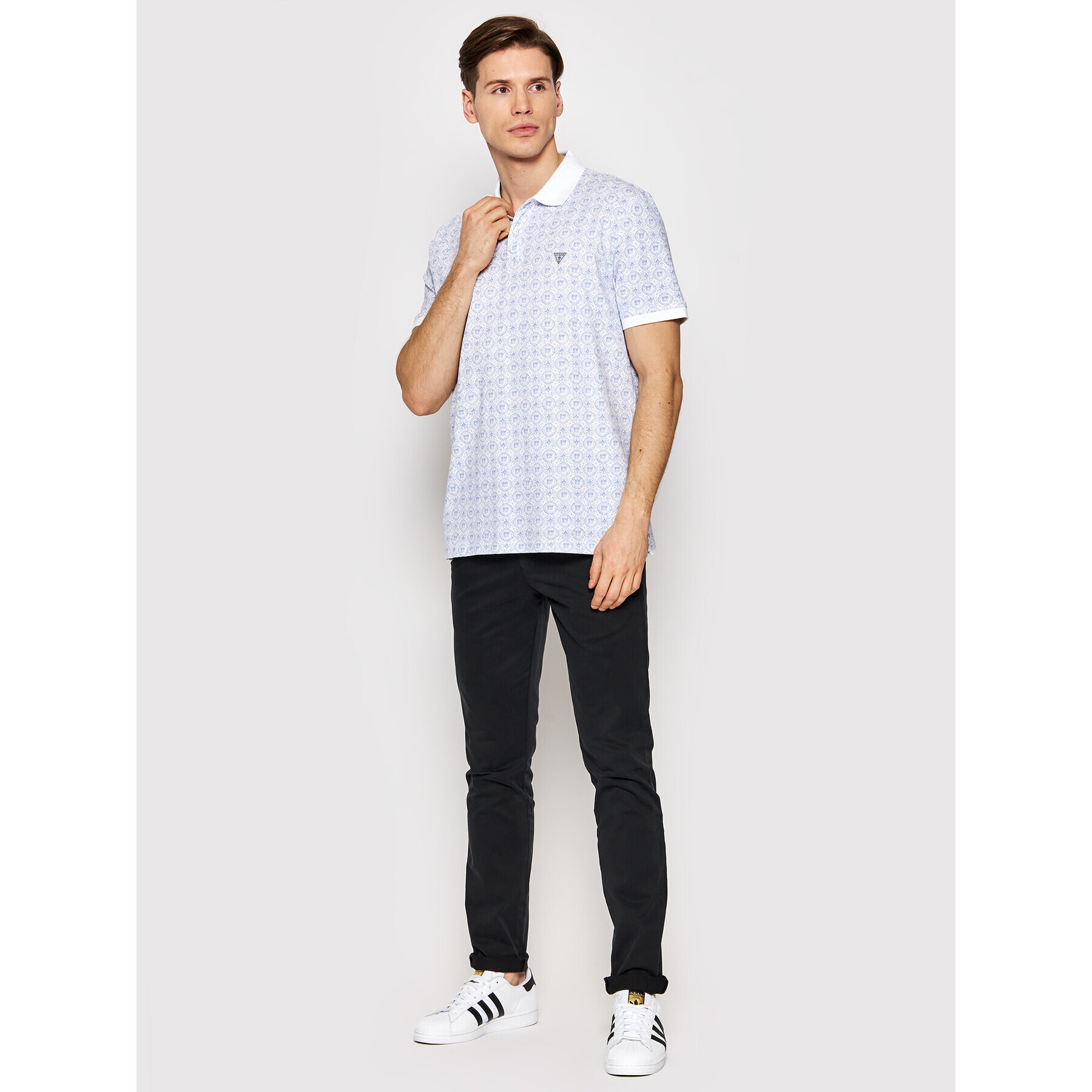 Guess Polokošeľa Kepa M2GP06 K7O61 Biela Regular Fit - Pepit.sk