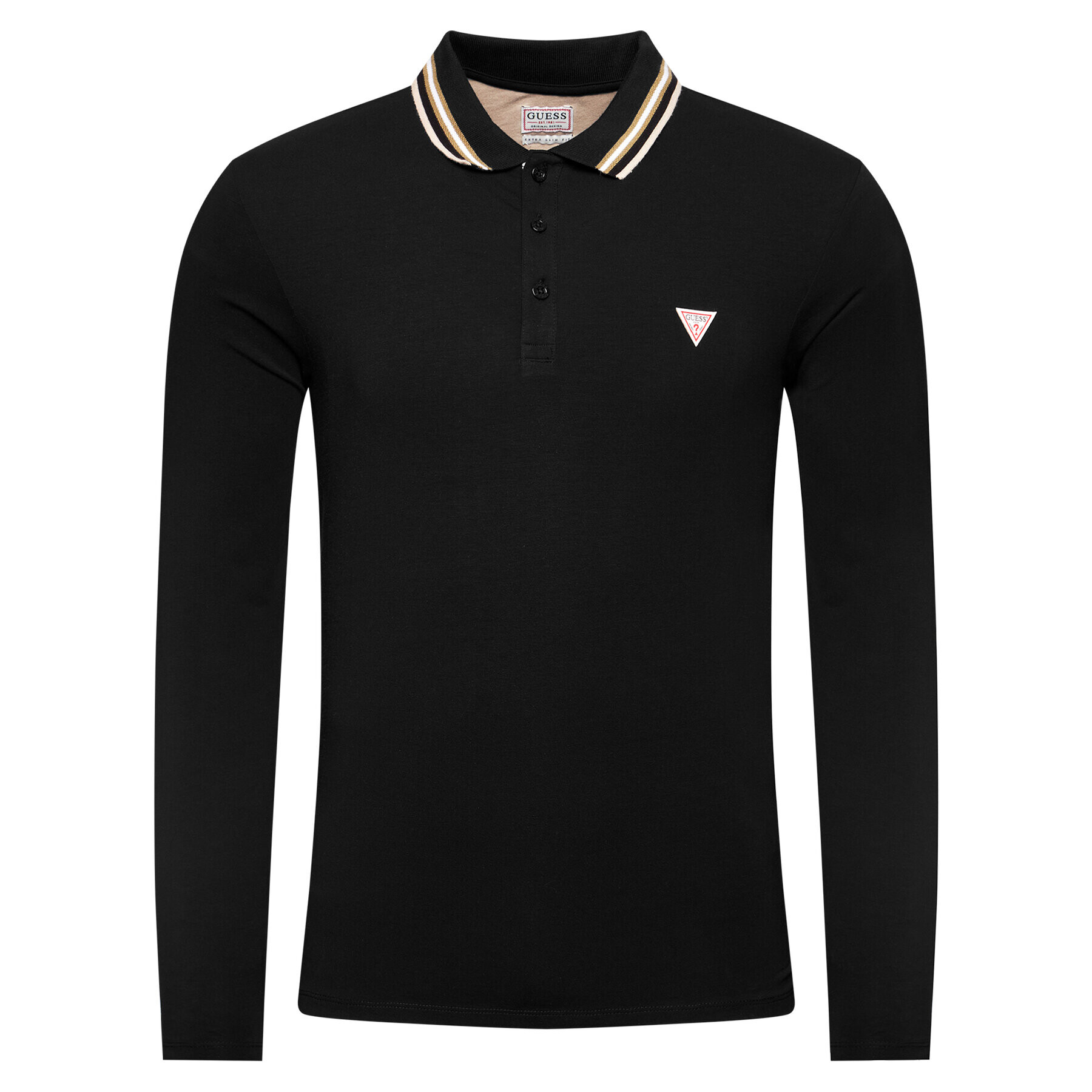 Guess Polokošeľa M1RP36 J1311 Čierna Extra Slim Fit - Pepit.sk