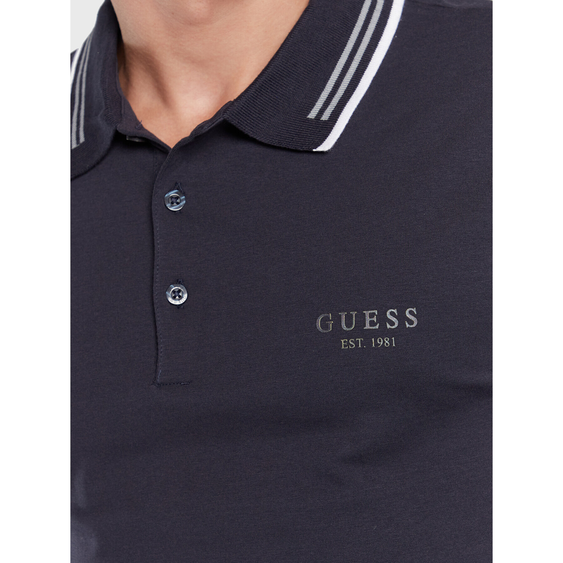 Guess Polokošeľa M2BP36 J1314 Tmavomodrá Regular Fit - Pepit.sk