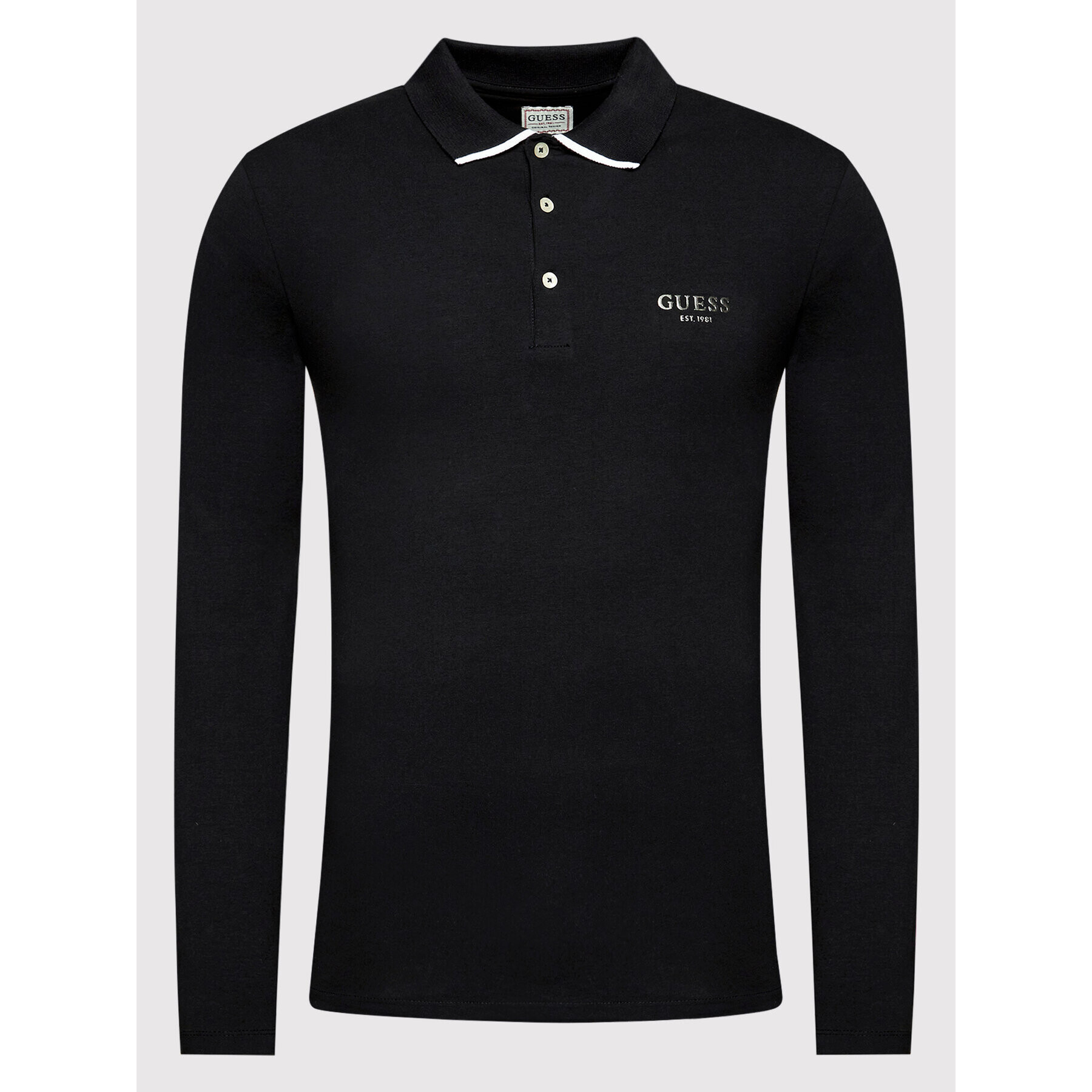 Guess Polokošeľa M2YP36 J1311 Čierna Extra Slim Fit - Pepit.sk