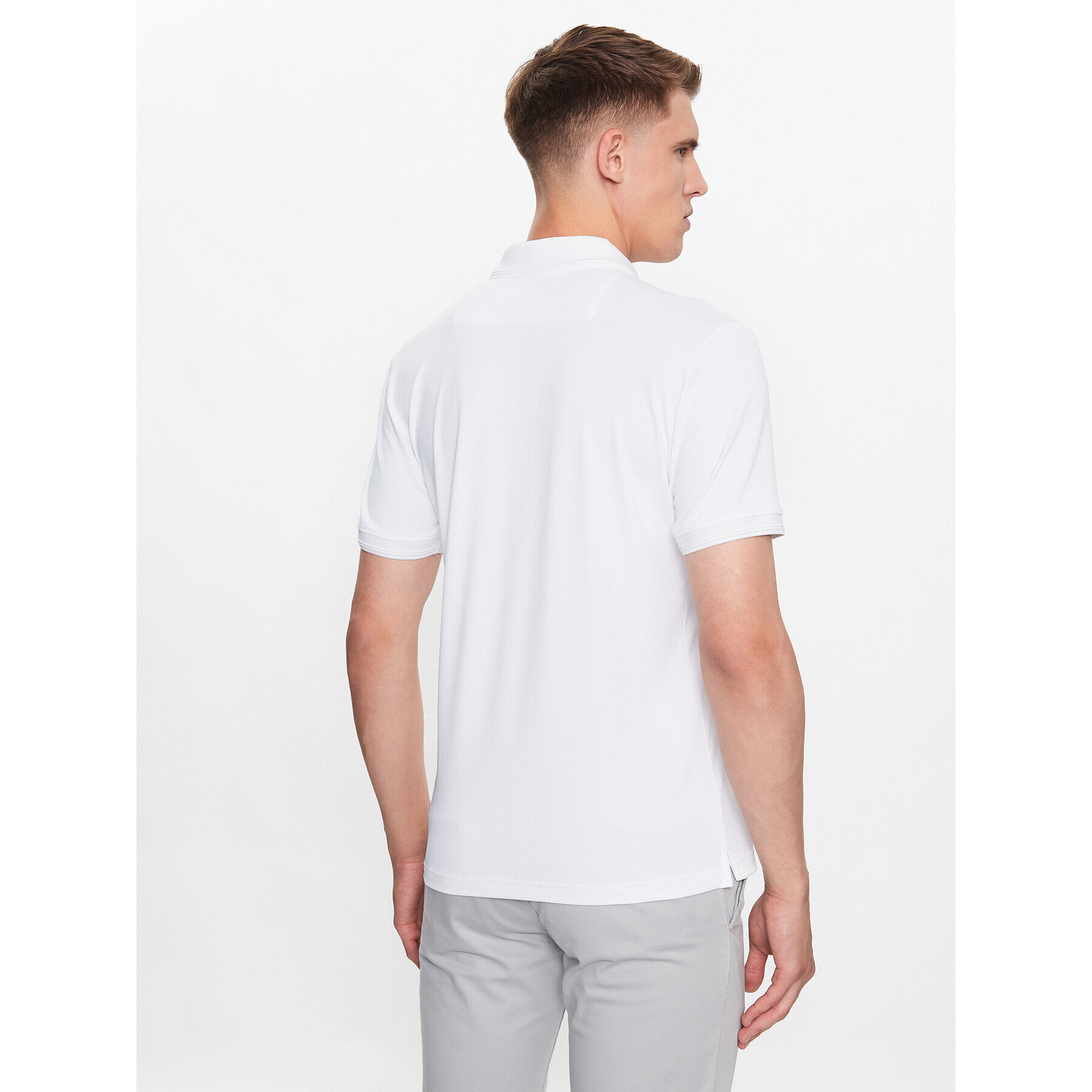 Guess Polokošeľa M3YP35 KBS60 Biela Slim Fit - Pepit.sk