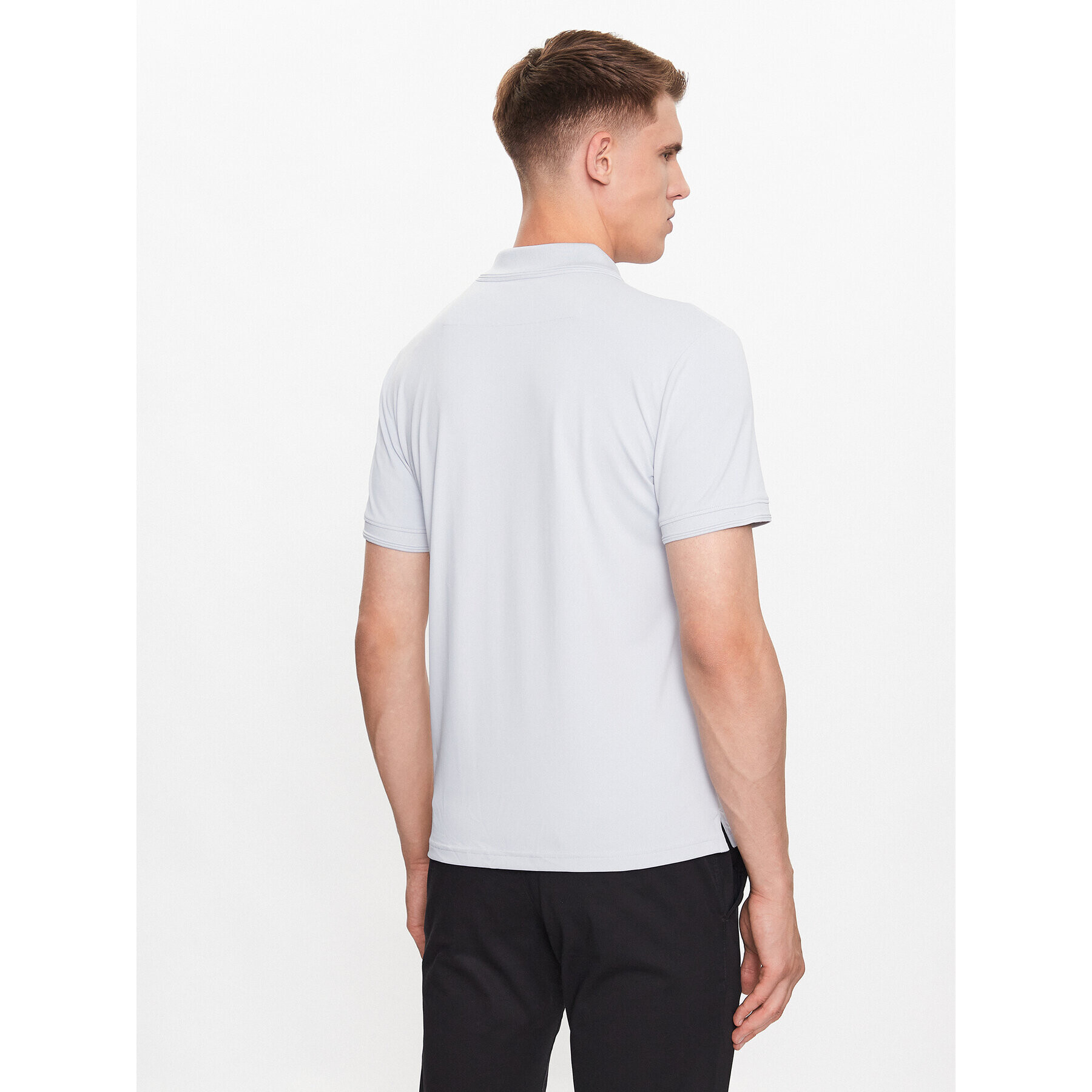 Guess Polokošeľa M3YP35 KBS60 Sivá Slim Fit - Pepit.sk