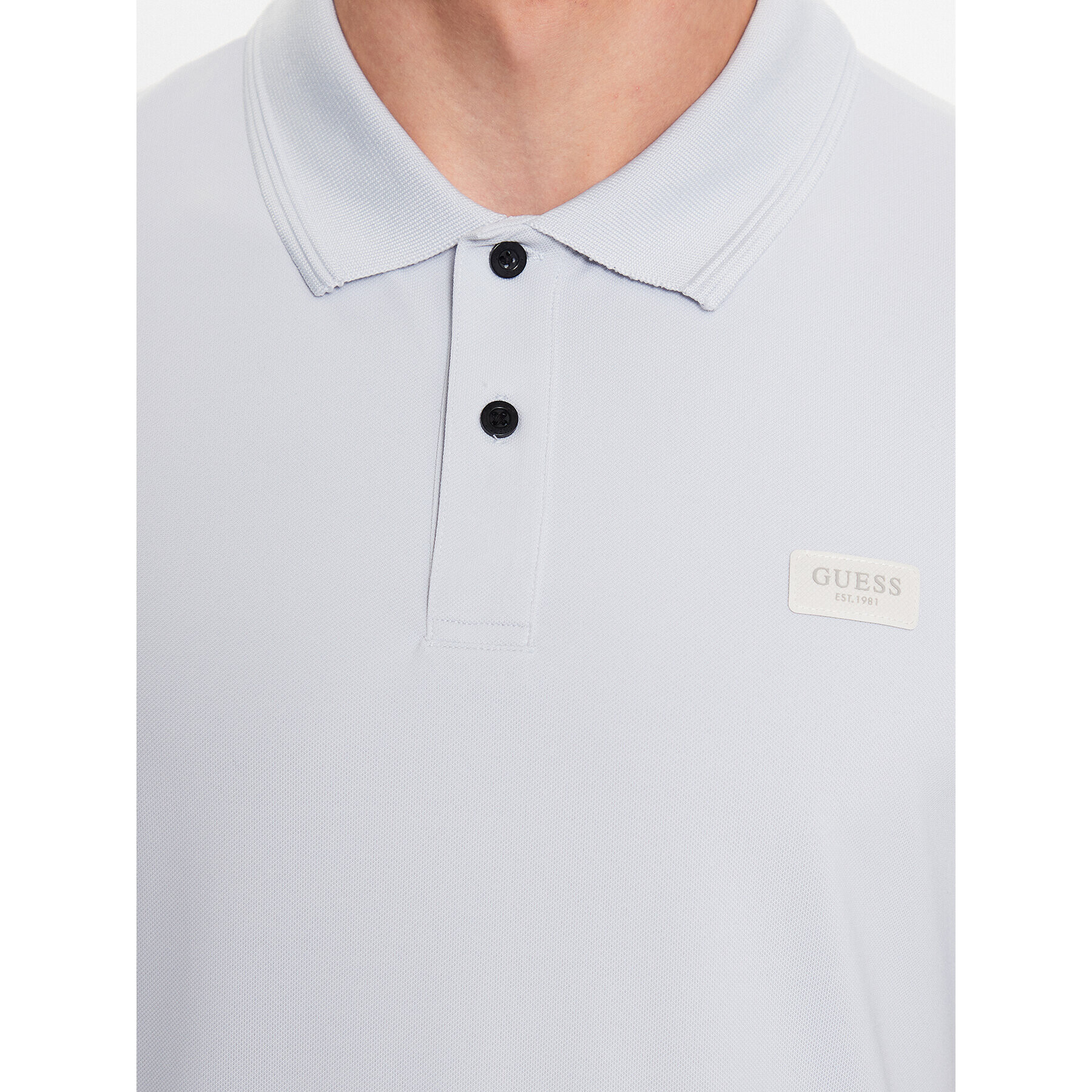 Guess Polokošeľa M3YP35 KBS60 Sivá Slim Fit - Pepit.sk