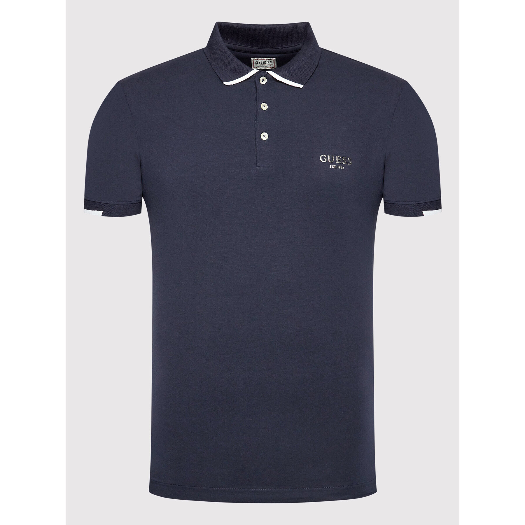 Guess Polokošeľa Nolan M2YP66 J1311 Tmavomodrá Extra Slim Fit - Pepit.sk