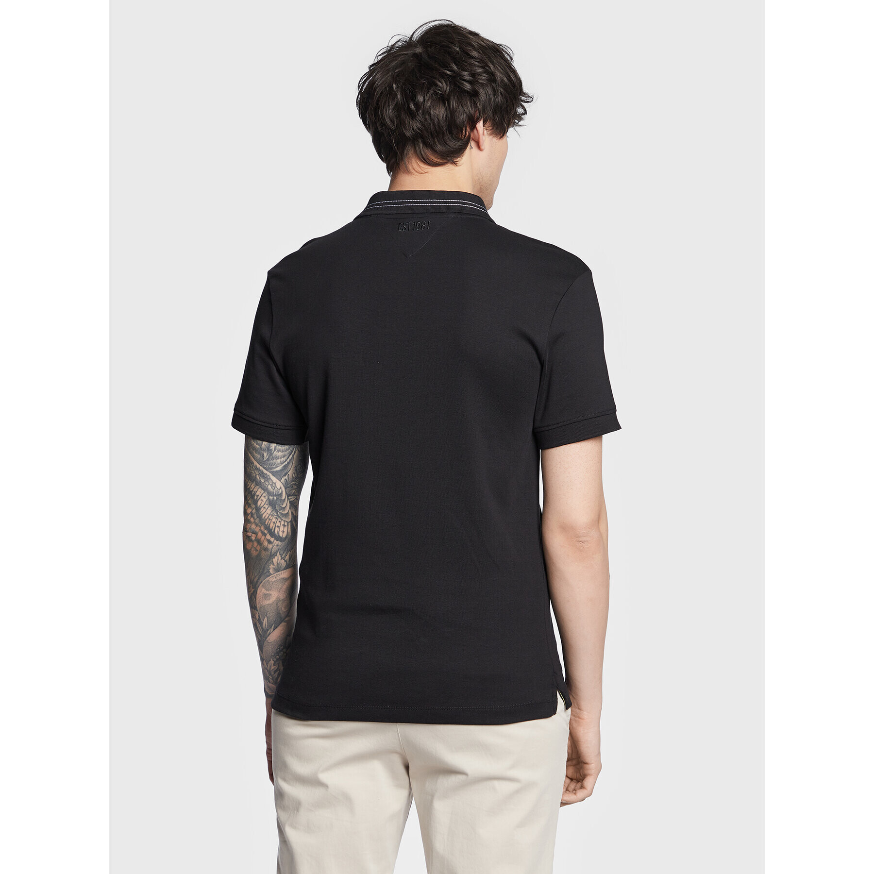 Guess Polokošeľa Nolan M3RP66 KBL51 Čierna Extra Slim Fit - Pepit.sk