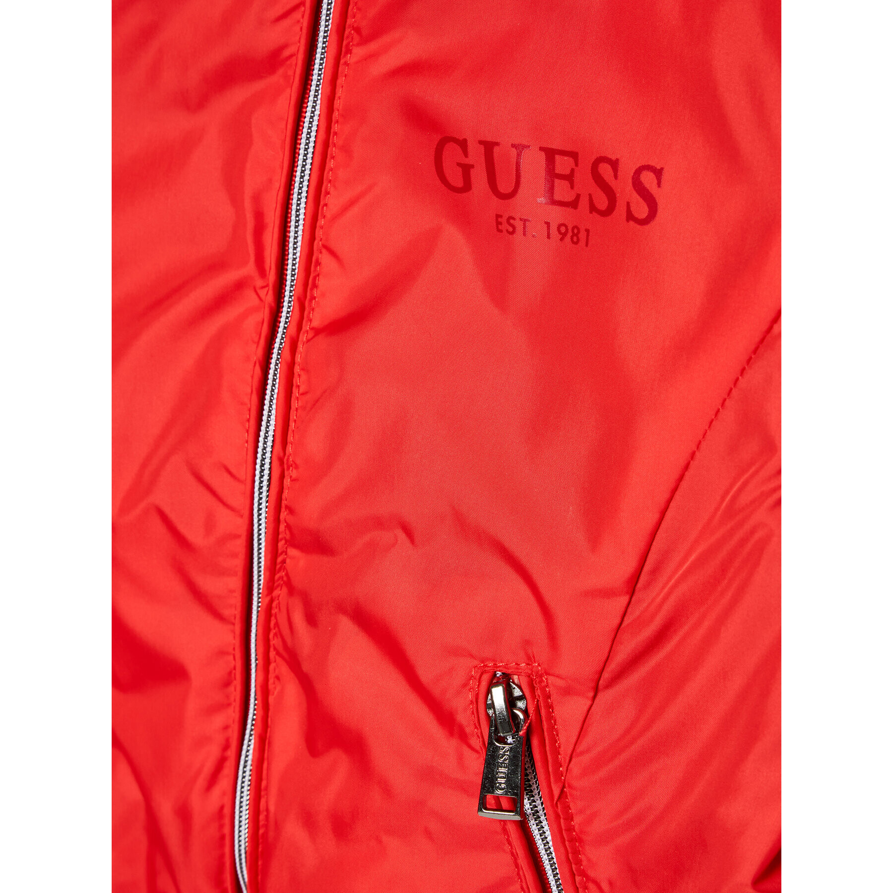 Guess Prechodná bunda N2GL00 WCQA2 Červená Regular Fit - Pepit.sk