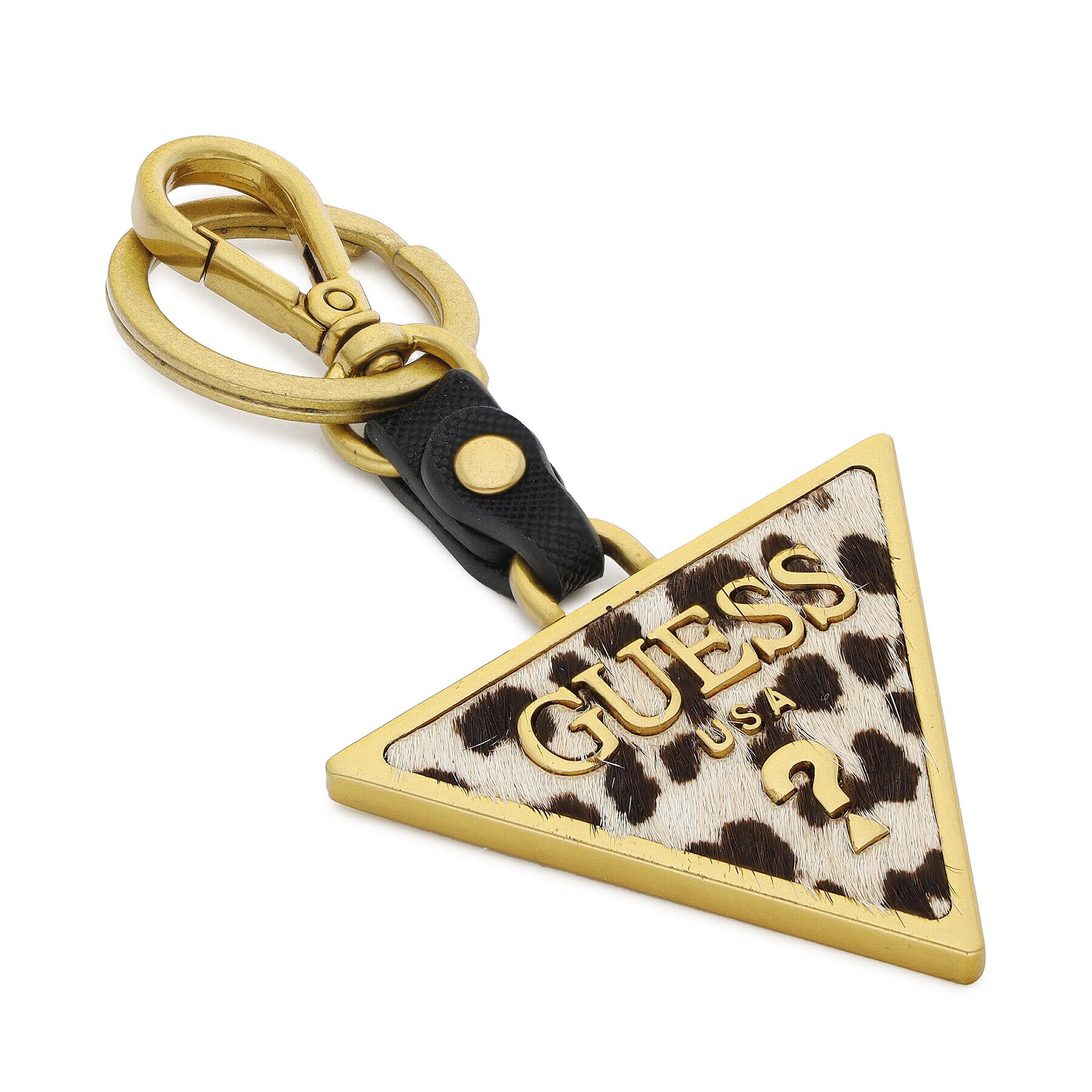 Guess Prívesok Leather Triangle Keyring RW7420 P2201 Zlatá - Pepit.sk