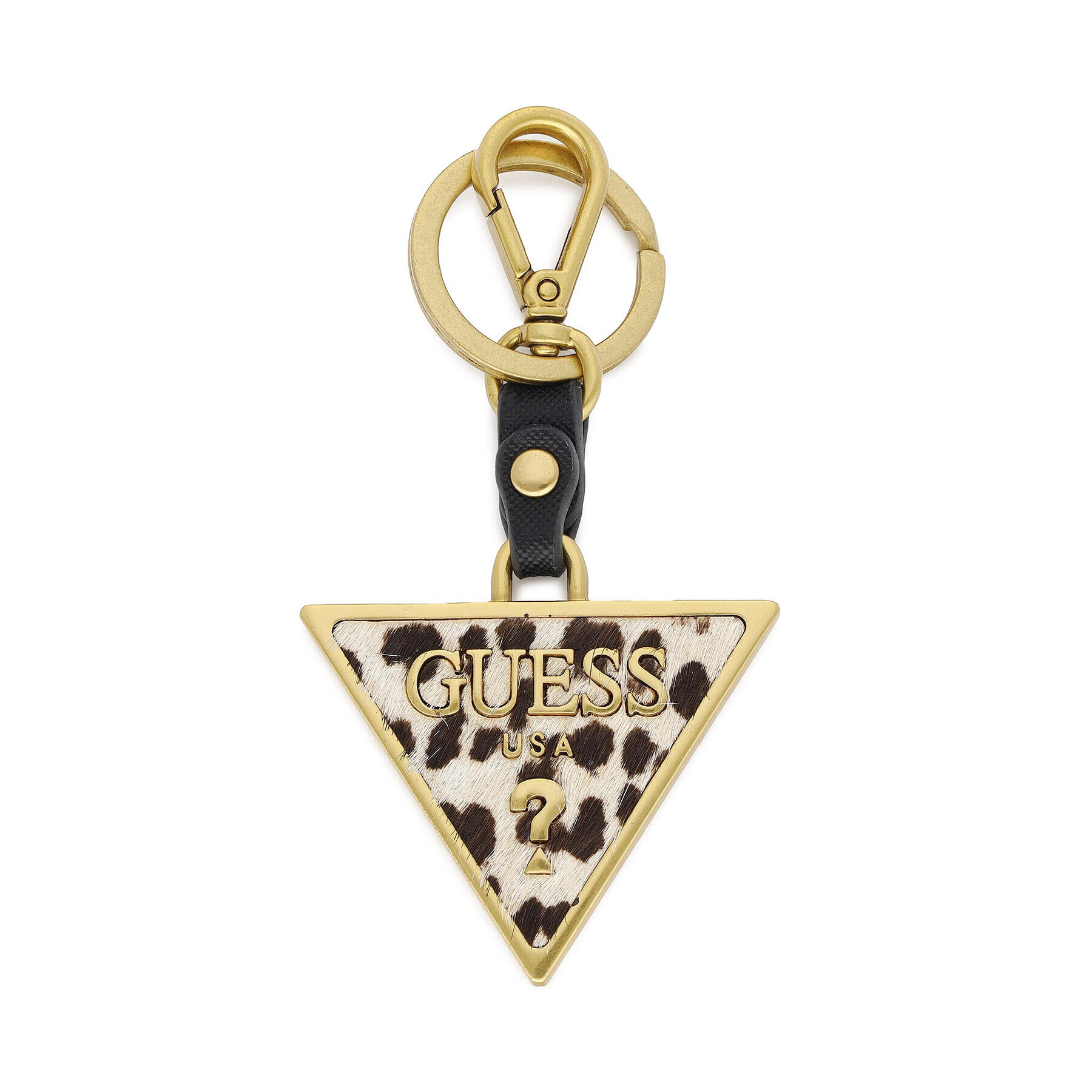 Guess Prívesok Leather Triangle Keyring RW7420 P2201 Zlatá - Pepit.sk