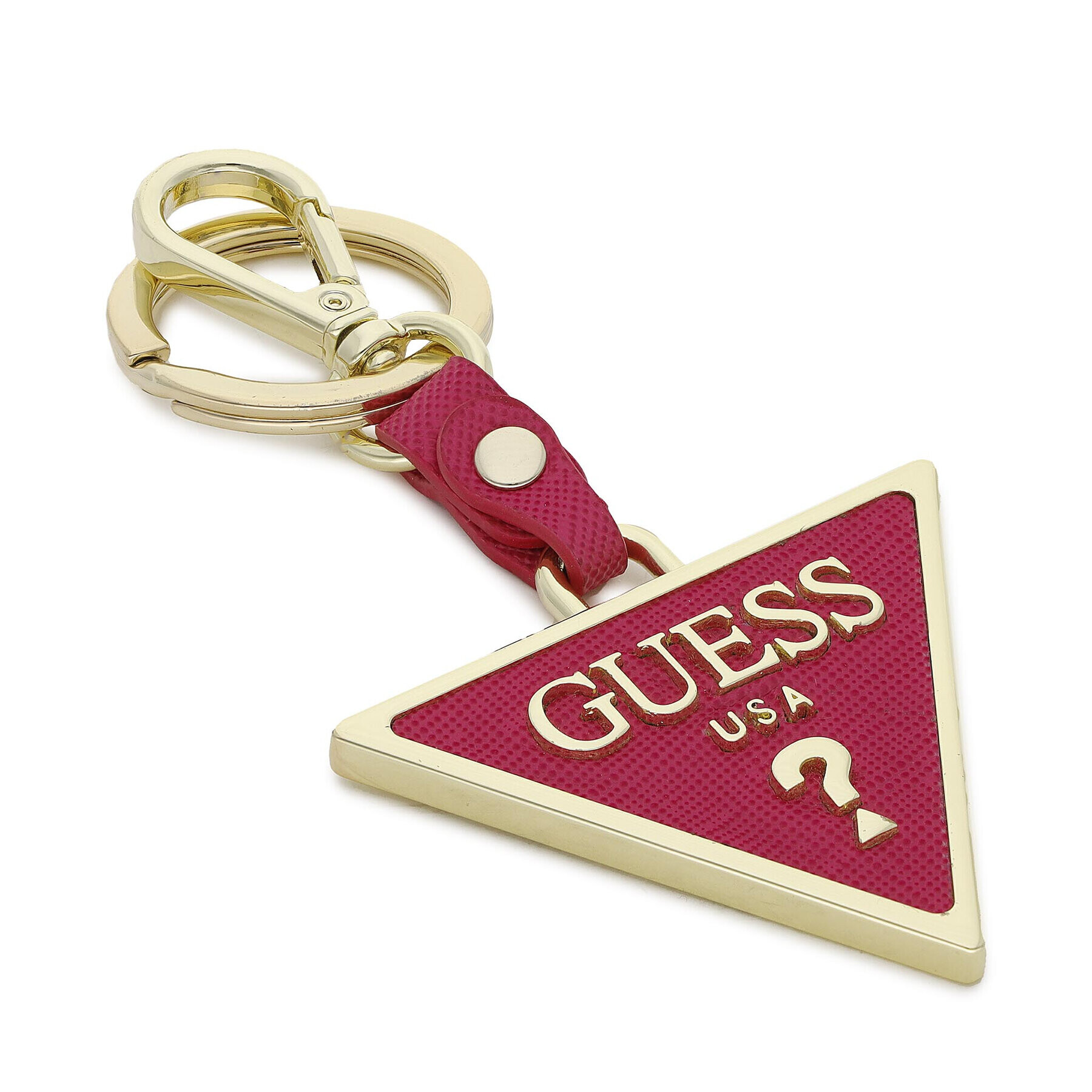 Guess Prívesok Saffiano Triangle Keyring RW7421 P2201 Ružová - Pepit.sk