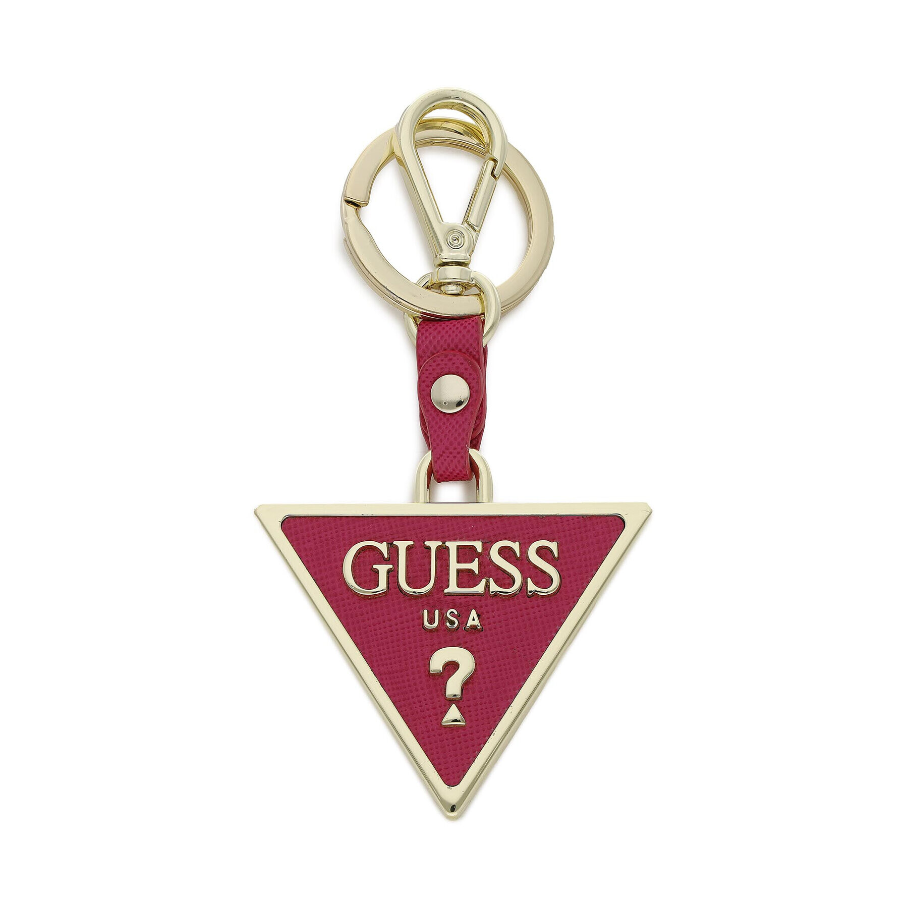 Guess Prívesok Saffiano Triangle Keyring RW7421 P2201 Ružová - Pepit.sk