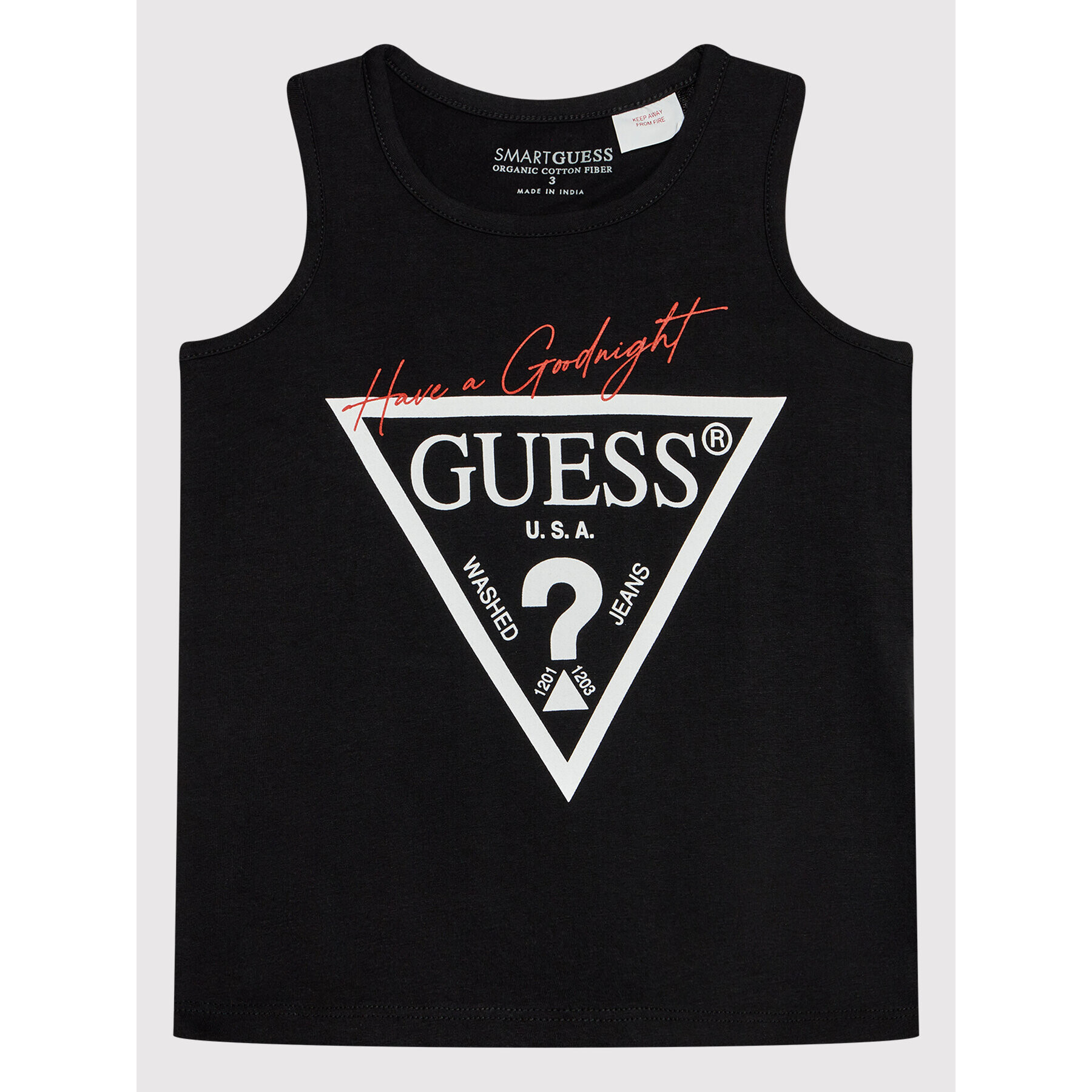 Guess Pyžamo J1BG00 J1311 Čierna Regular Fit - Pepit.sk