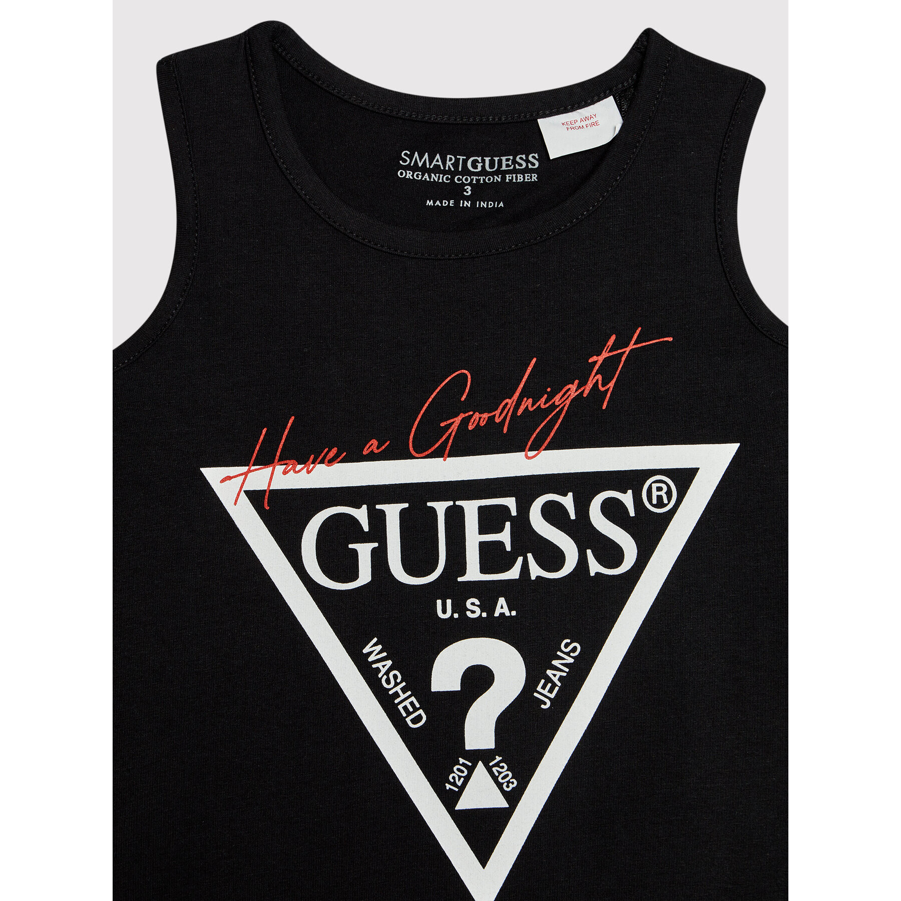 Guess Pyžamo J1BG00 J1311 Čierna Regular Fit - Pepit.sk