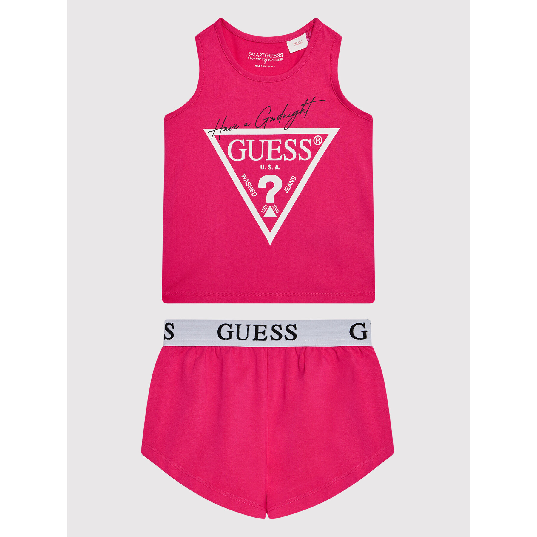 Guess Pyžamo J1BG00 J1311 Ružová Regular Fit - Pepit.sk