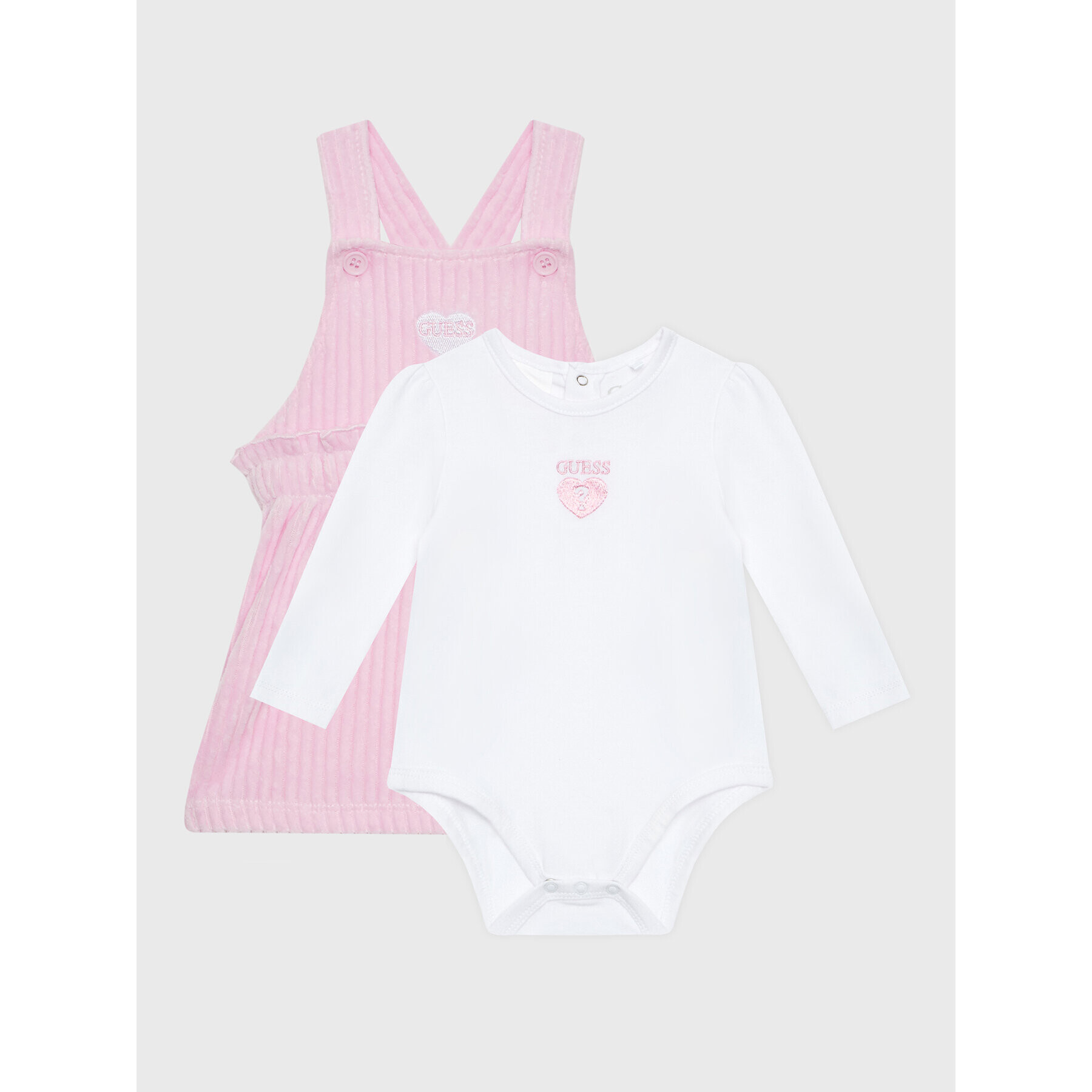 Guess Sada body a šaty A2BG01 J1300 Ružová Regular Fit - Pepit.sk