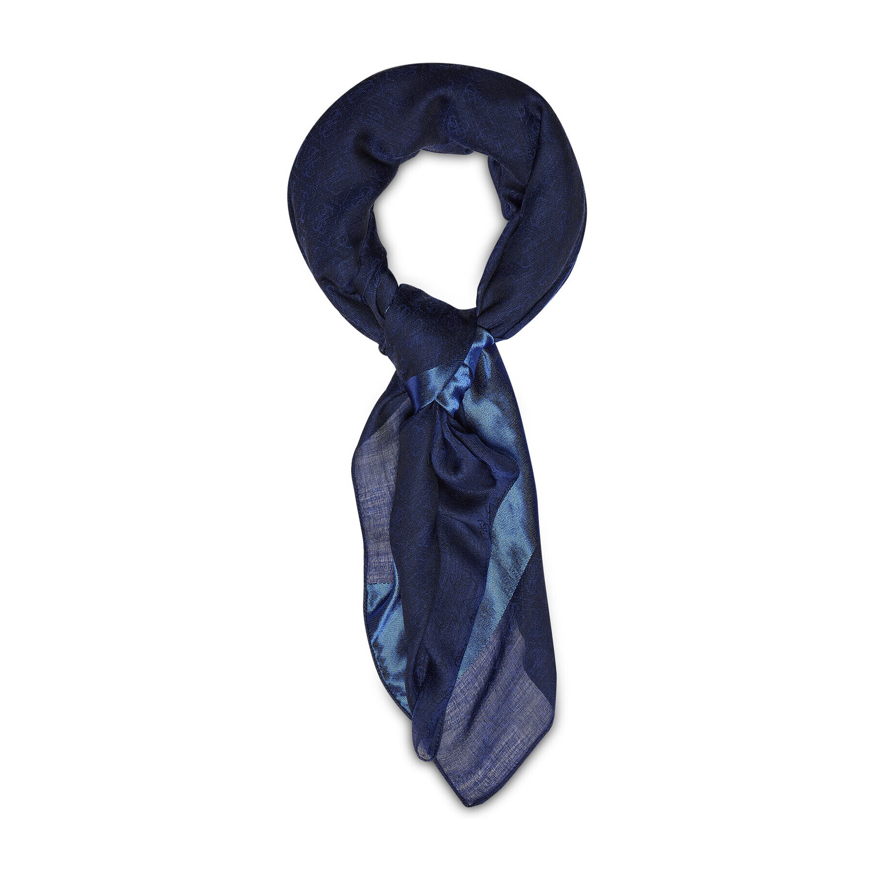 Guess Šál Scarf 80x180 AM8892 WOL03 Tmavomodrá - Pepit.sk