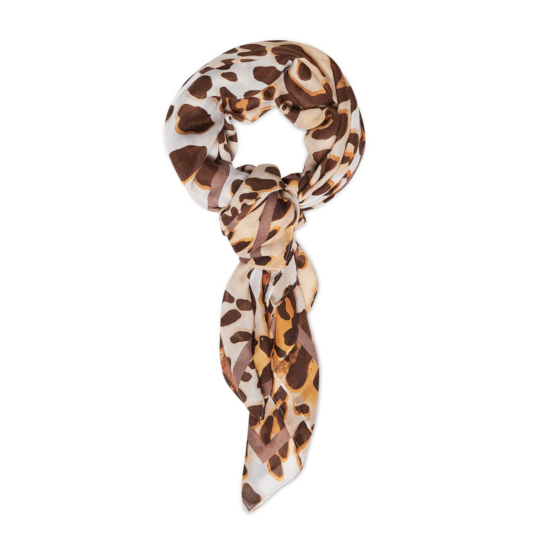 Guess Šál Scarf 80x180 AW8801 POL03 Béžová - Pepit.sk