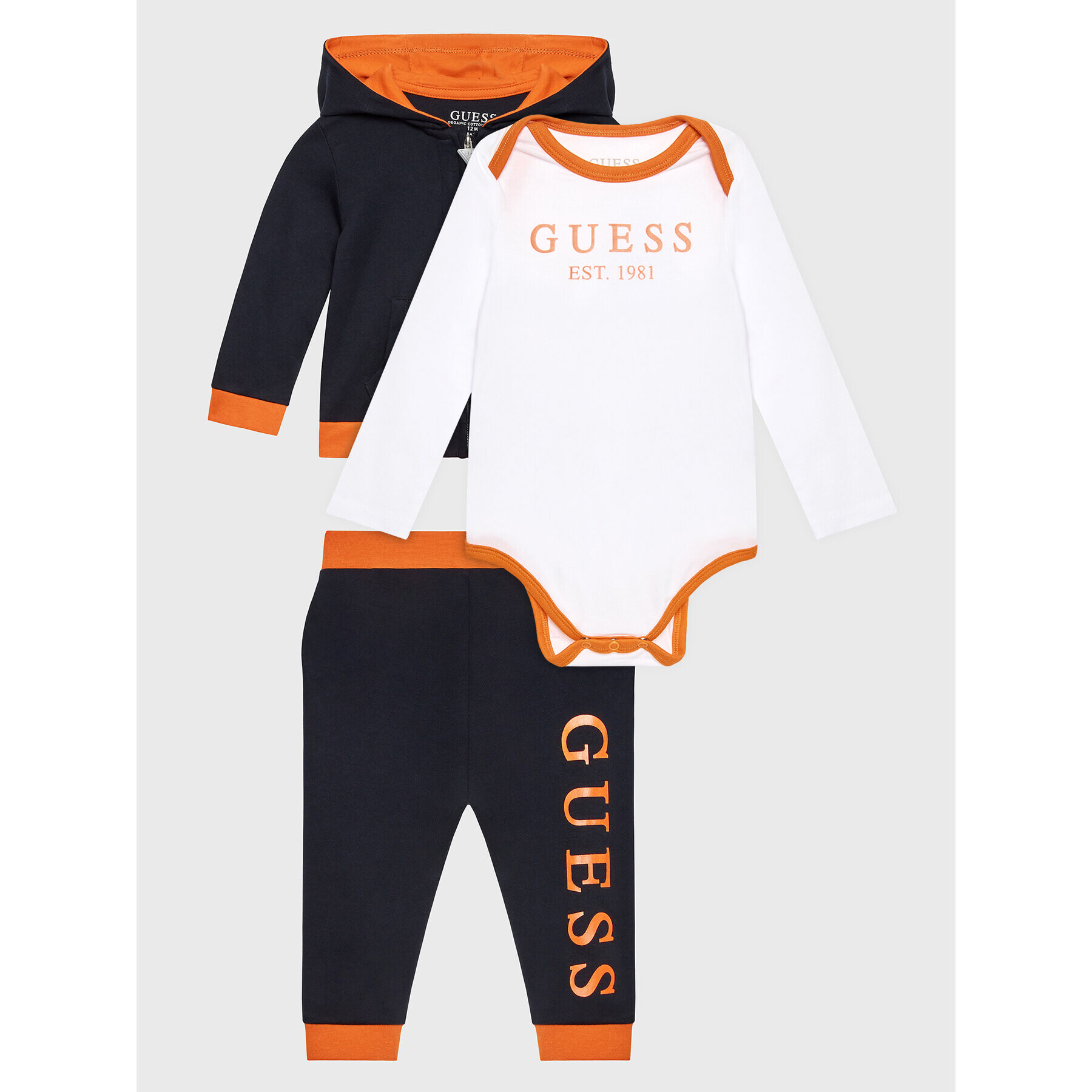 Guess Set mikina body a tepláky P3RG03 KA6W0 Farebná Regular Fit - Pepit.sk