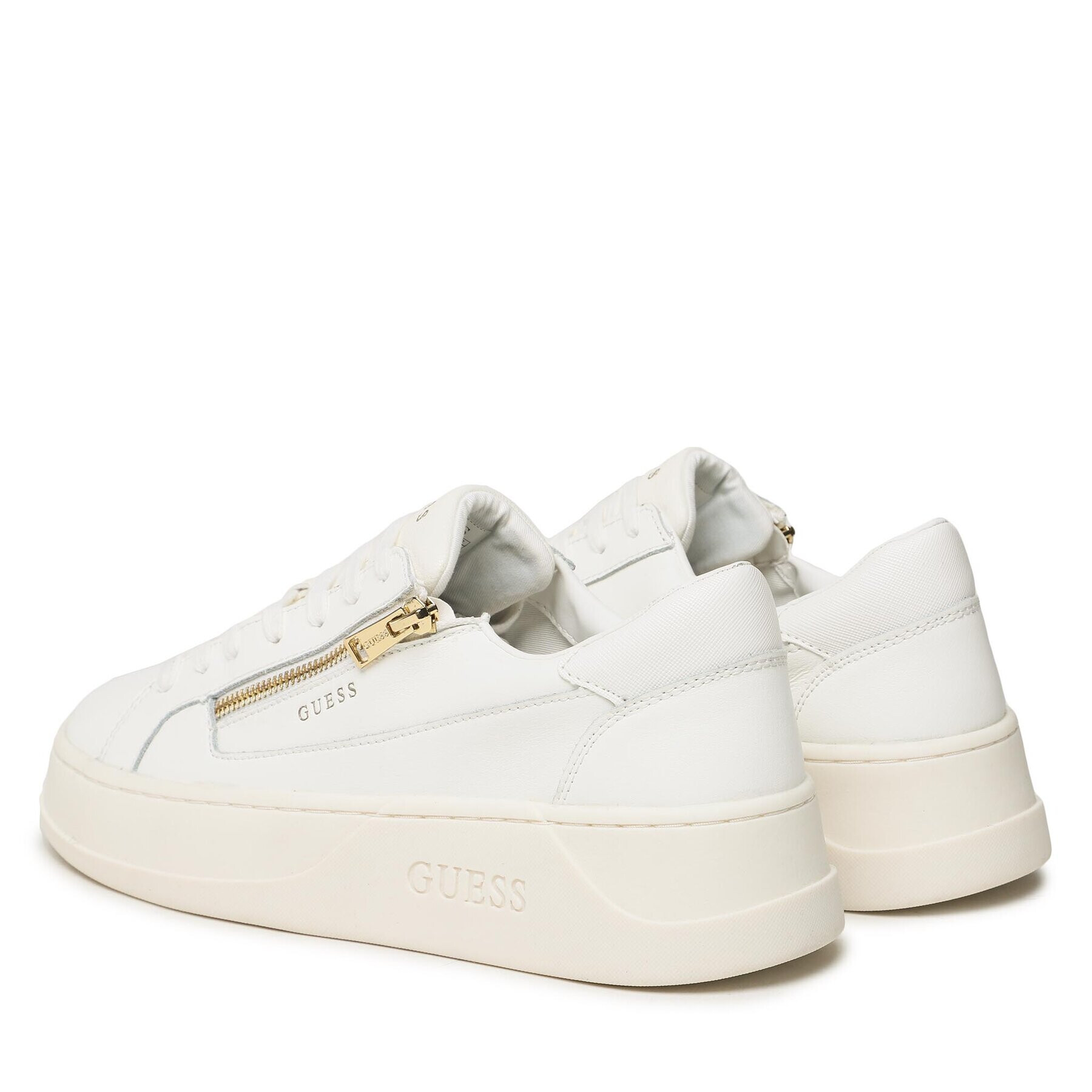 Guess Sneakersy Avellino Zip FM7CAZ LEA12 Biela - Pepit.sk