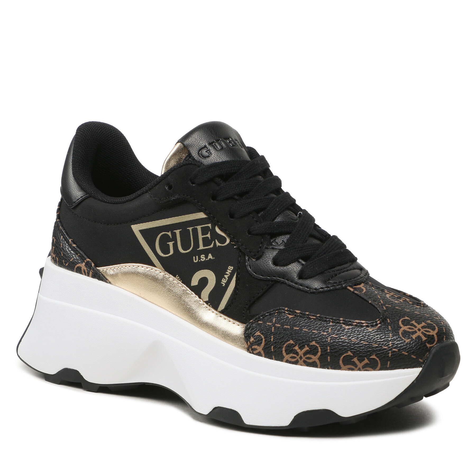 Guess Sneakersy Calebb5 FL7C5B FAL12 Čierna - Pepit.sk