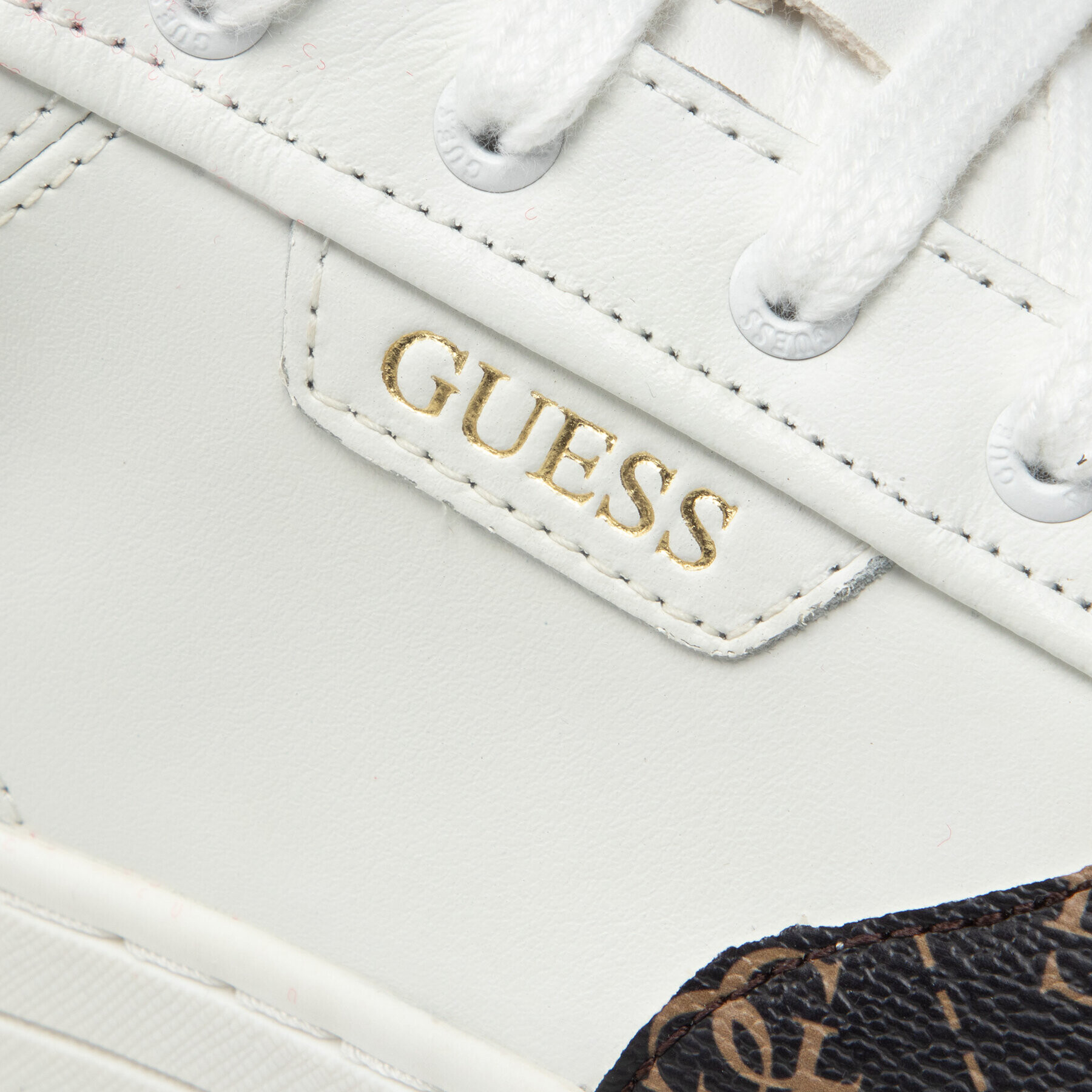 Guess Sneakersy Certosa FM5CER LEA12 Biela - Pepit.sk