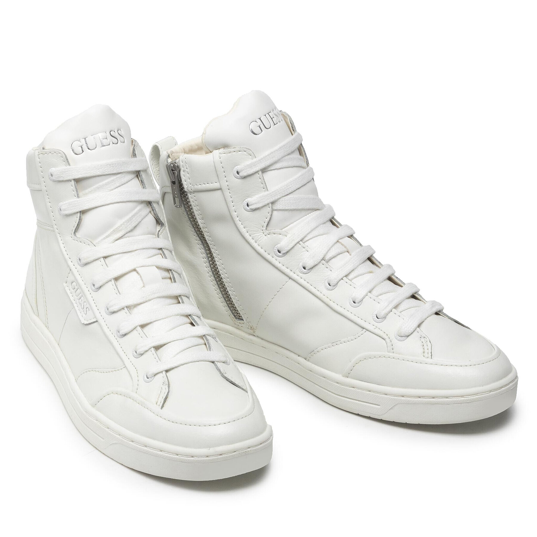 Guess Sneakersy Certosa Mid FM5CMI LEA12 Biela - Pepit.sk