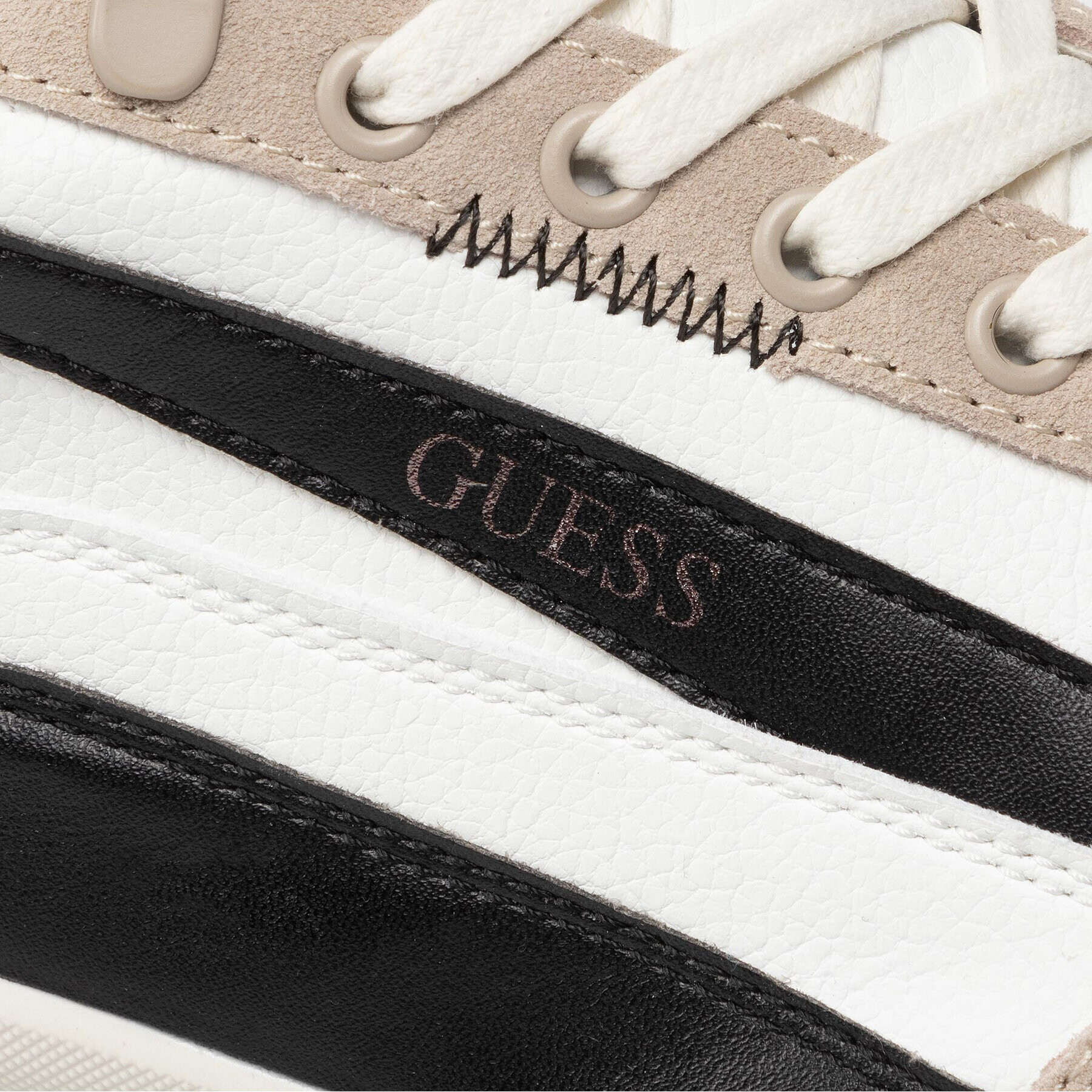 Guess Sneakersy Monte FM5MON ELE12 Biela - Pepit.sk