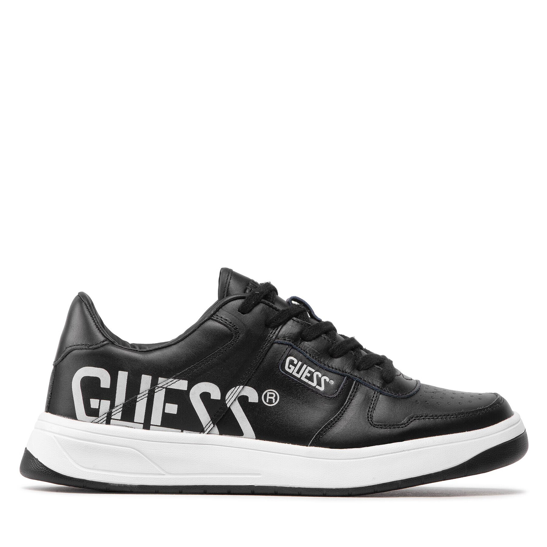 Guess Sneakersy Ponte FM7PON LEA12 Čierna - Pepit.sk