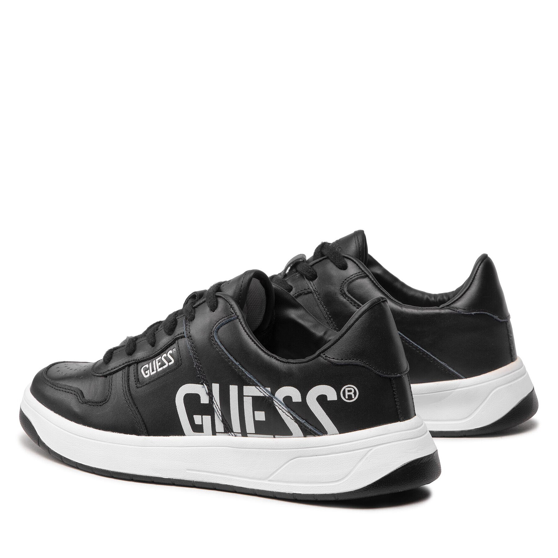 Guess Sneakersy Ponte FM7PON LEA12 Čierna - Pepit.sk