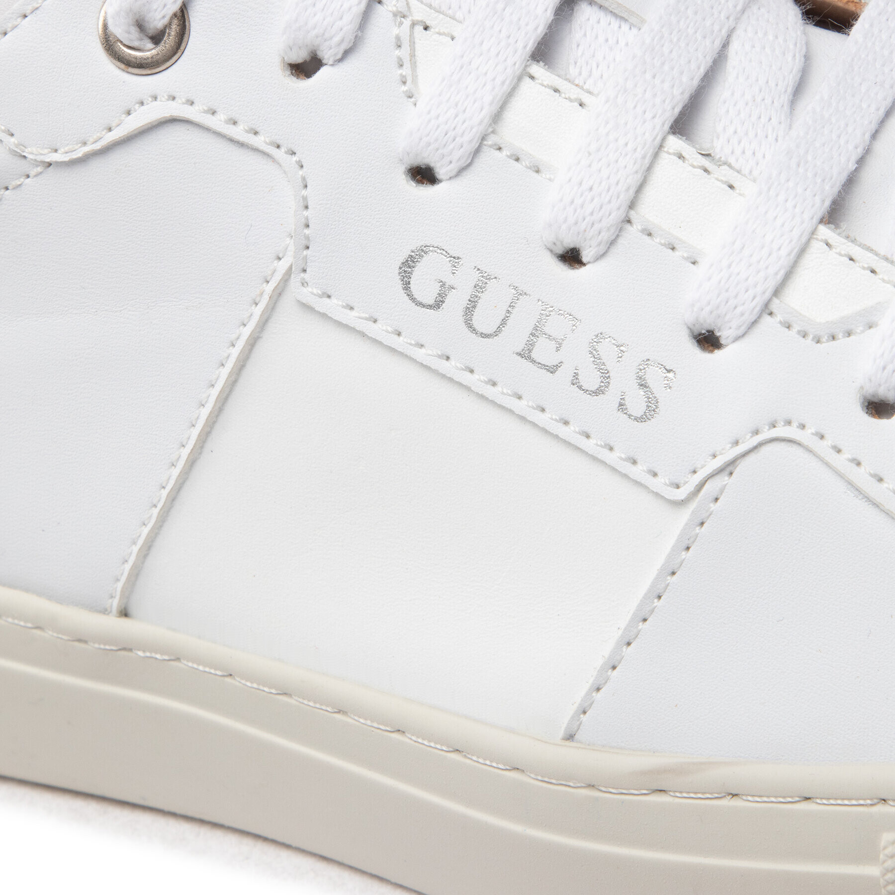 Guess Sneakersy Ravenna Low FM8RAL LEA12 Biela - Pepit.sk