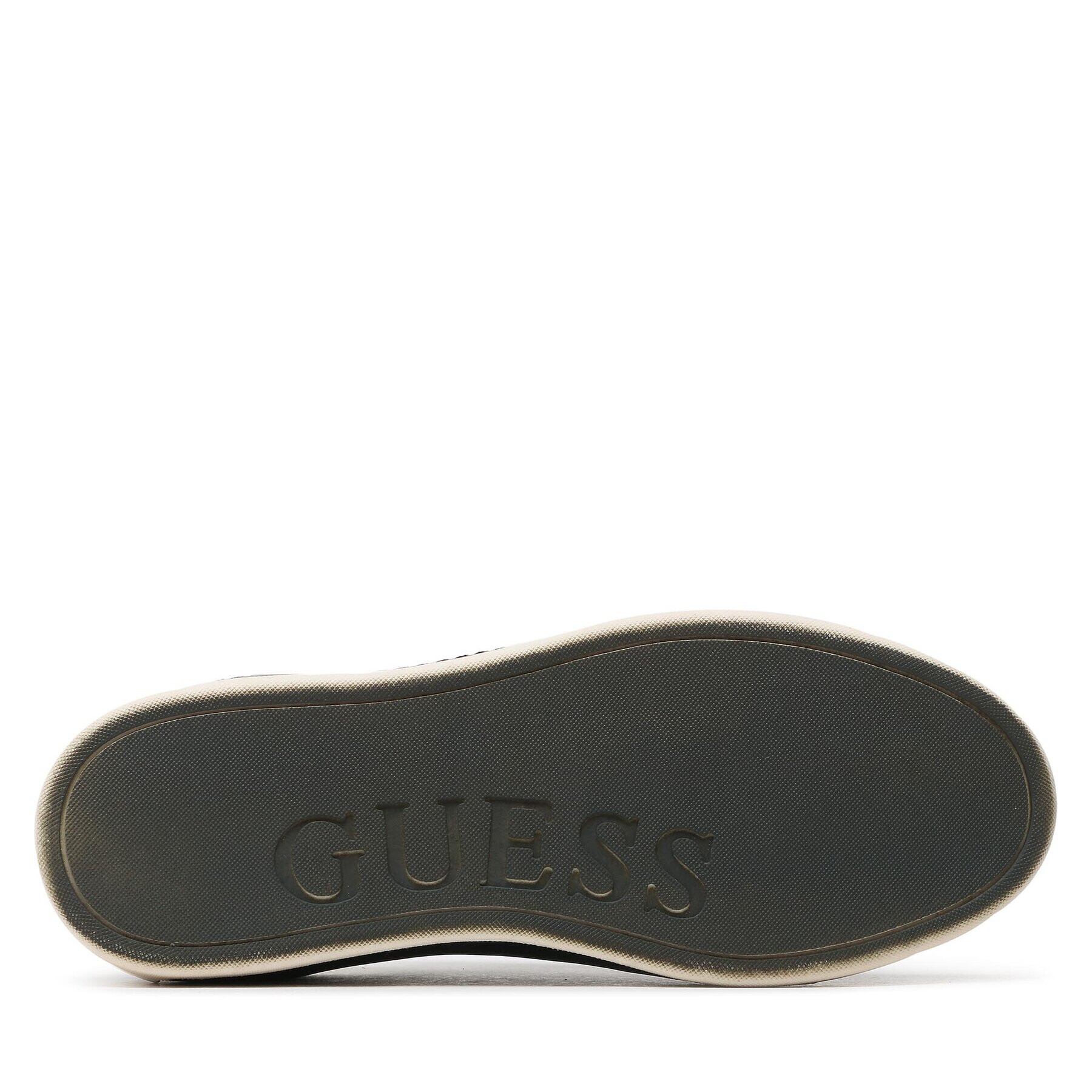 Guess Sneakersy Strave Vintage FM5STV LEA12 Čierna - Pepit.sk