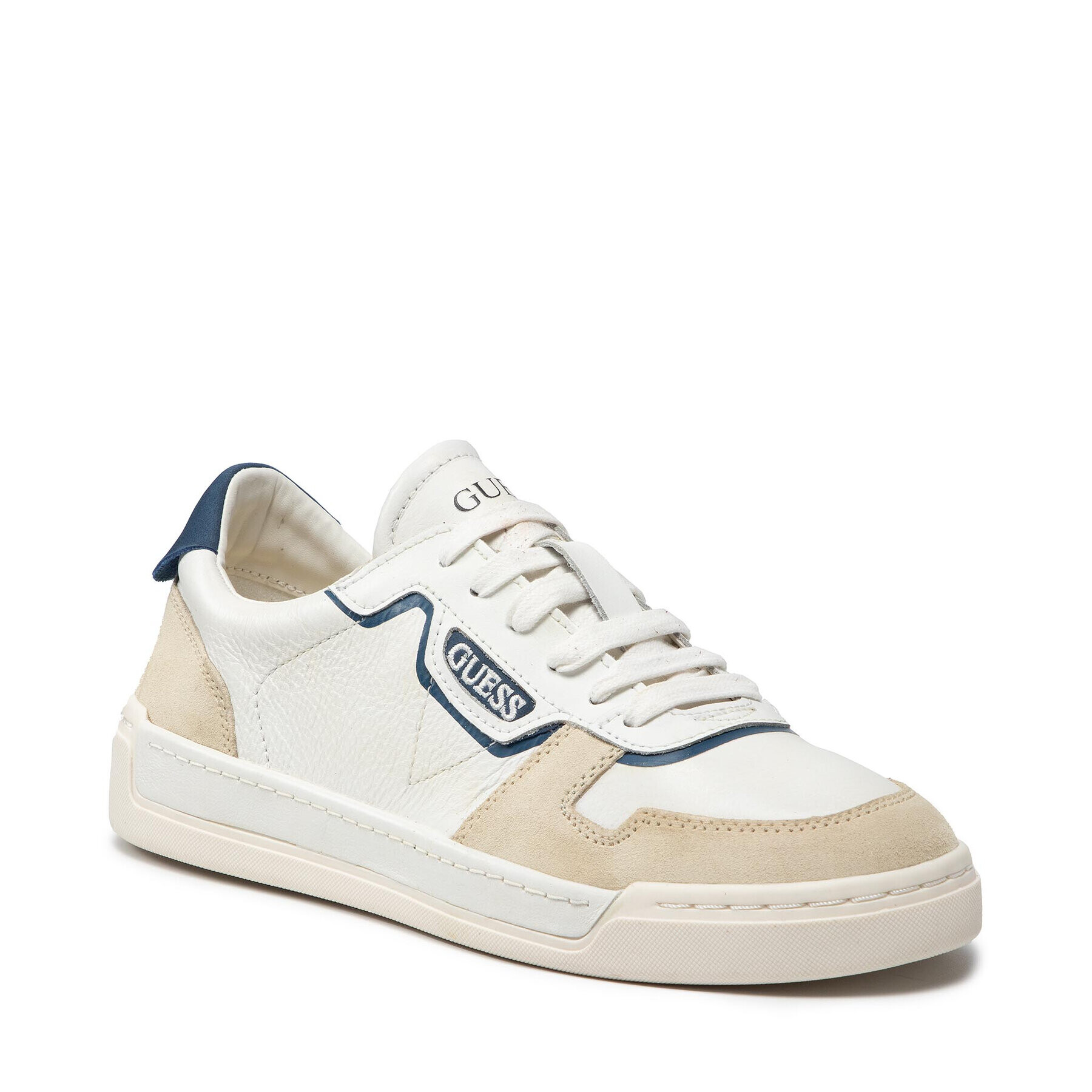 Guess Sneakersy Strave Vintage FM7STV LEA12 Biela - Pepit.sk