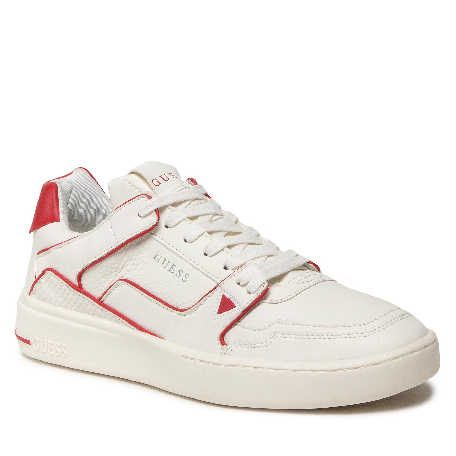 Guess Sneakersy Verona Basket Low FM7VBL ELE12 Biela - Pepit.sk