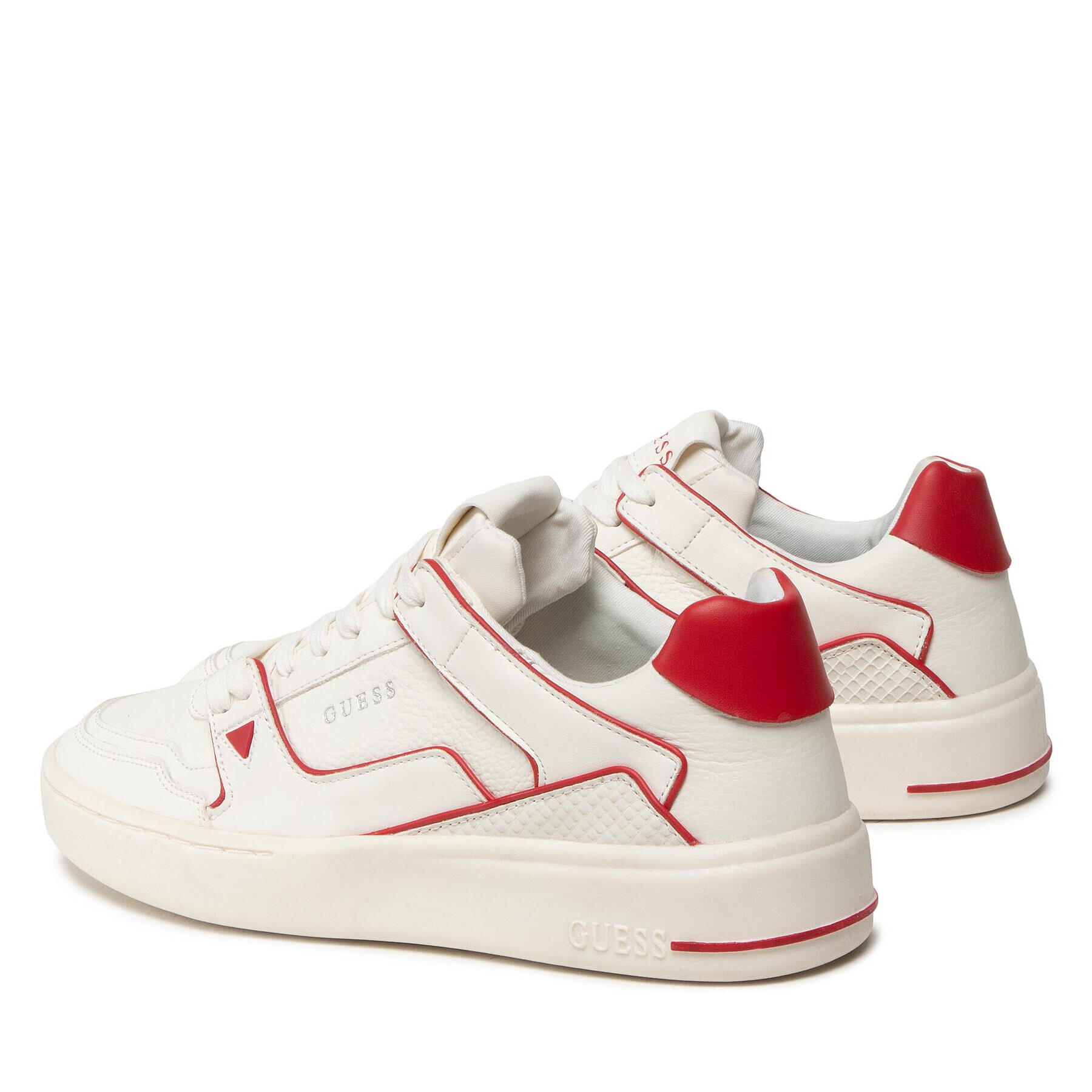 Guess Sneakersy Verona Basket Low FM7VBL ELE12 Biela - Pepit.sk