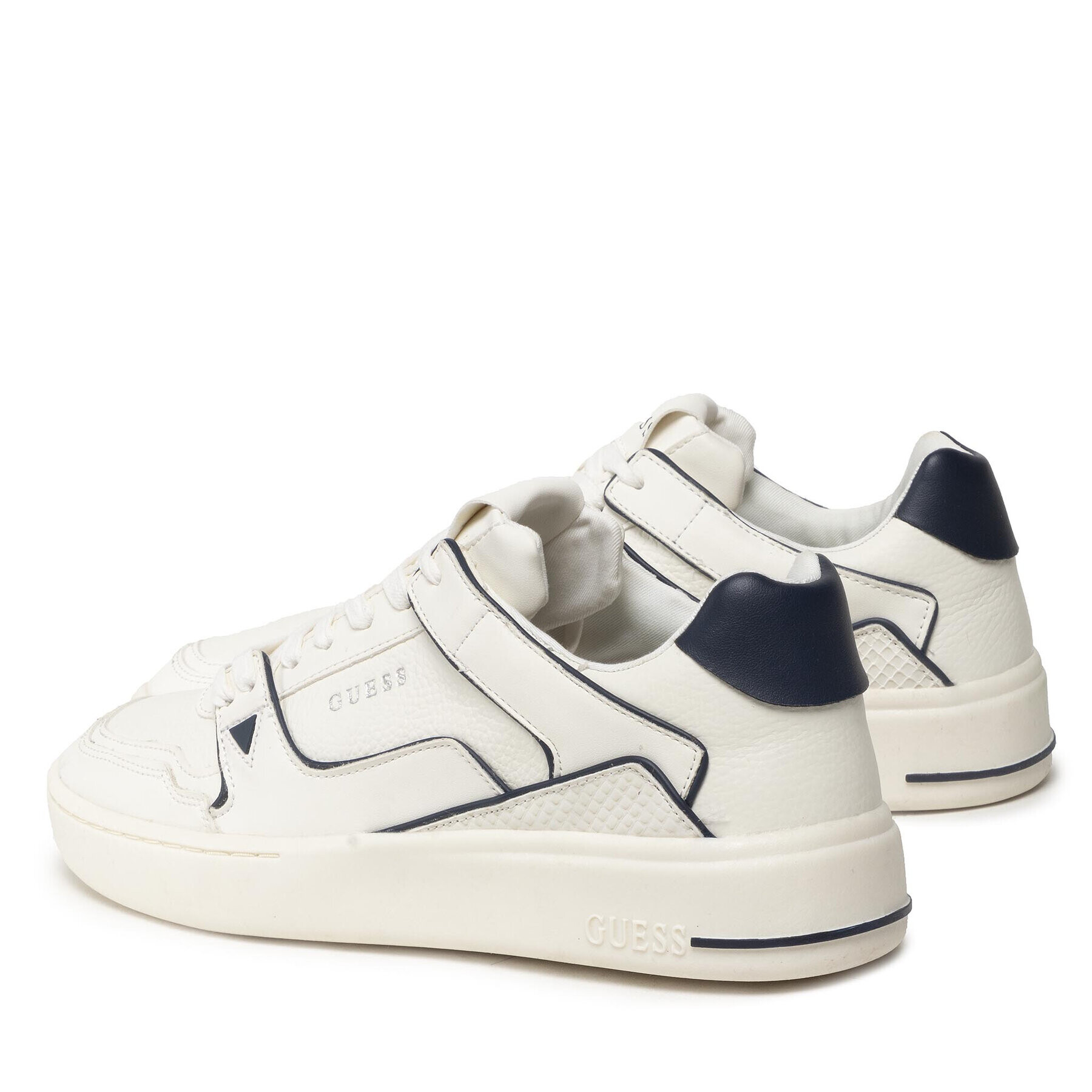 Guess Sneakersy Verona Basket Low FM7VBL ELE12 Biela - Pepit.sk