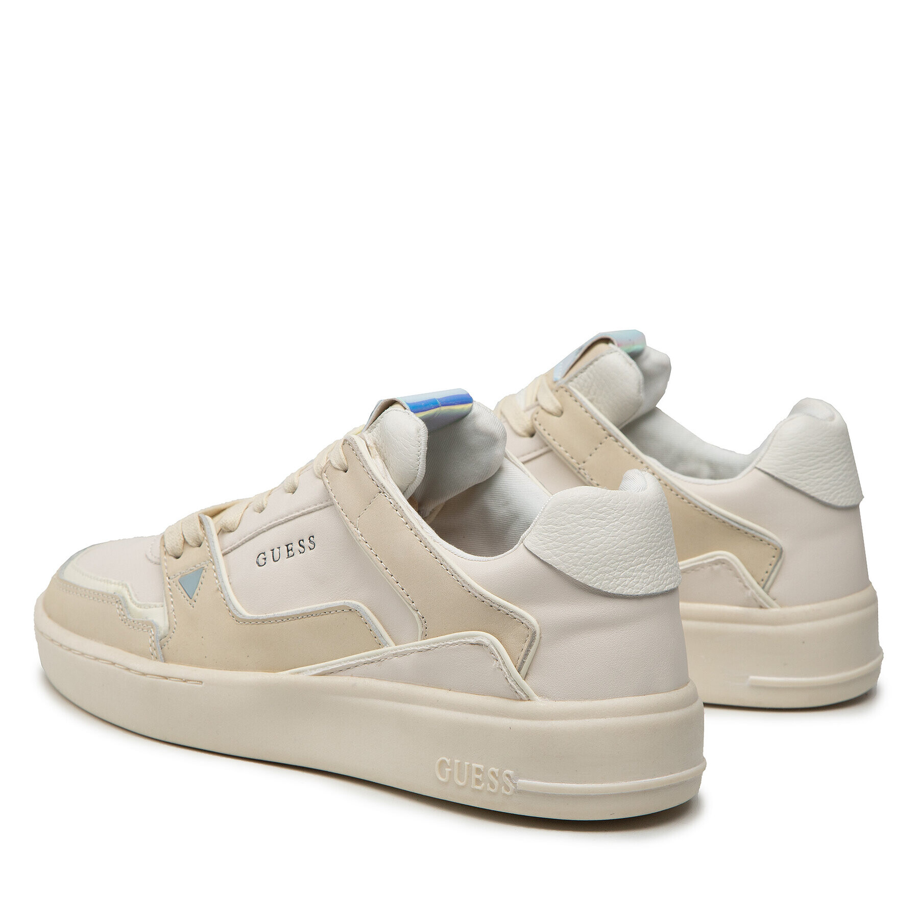 Guess Sneakersy Verona Basket Low FM7VBL ELL12 Biela - Pepit.sk