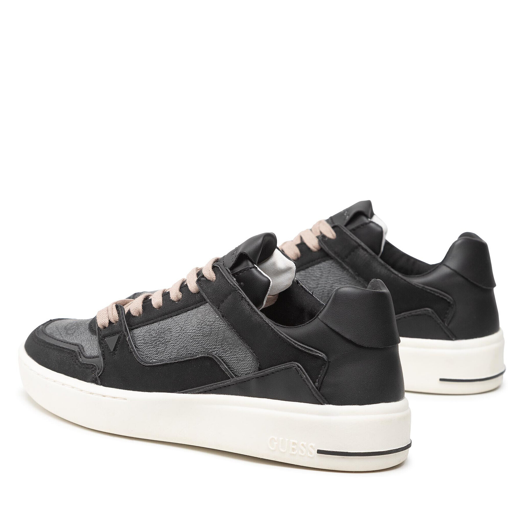 Guess Sneakersy Verona Basket Low FM7VBL FAB12 Čierna - Pepit.sk