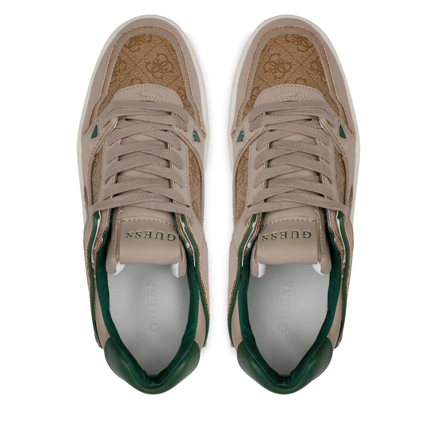 Guess Sneakersy Verona Basket Low FM7VBL FAB12 Hnedá - Pepit.sk