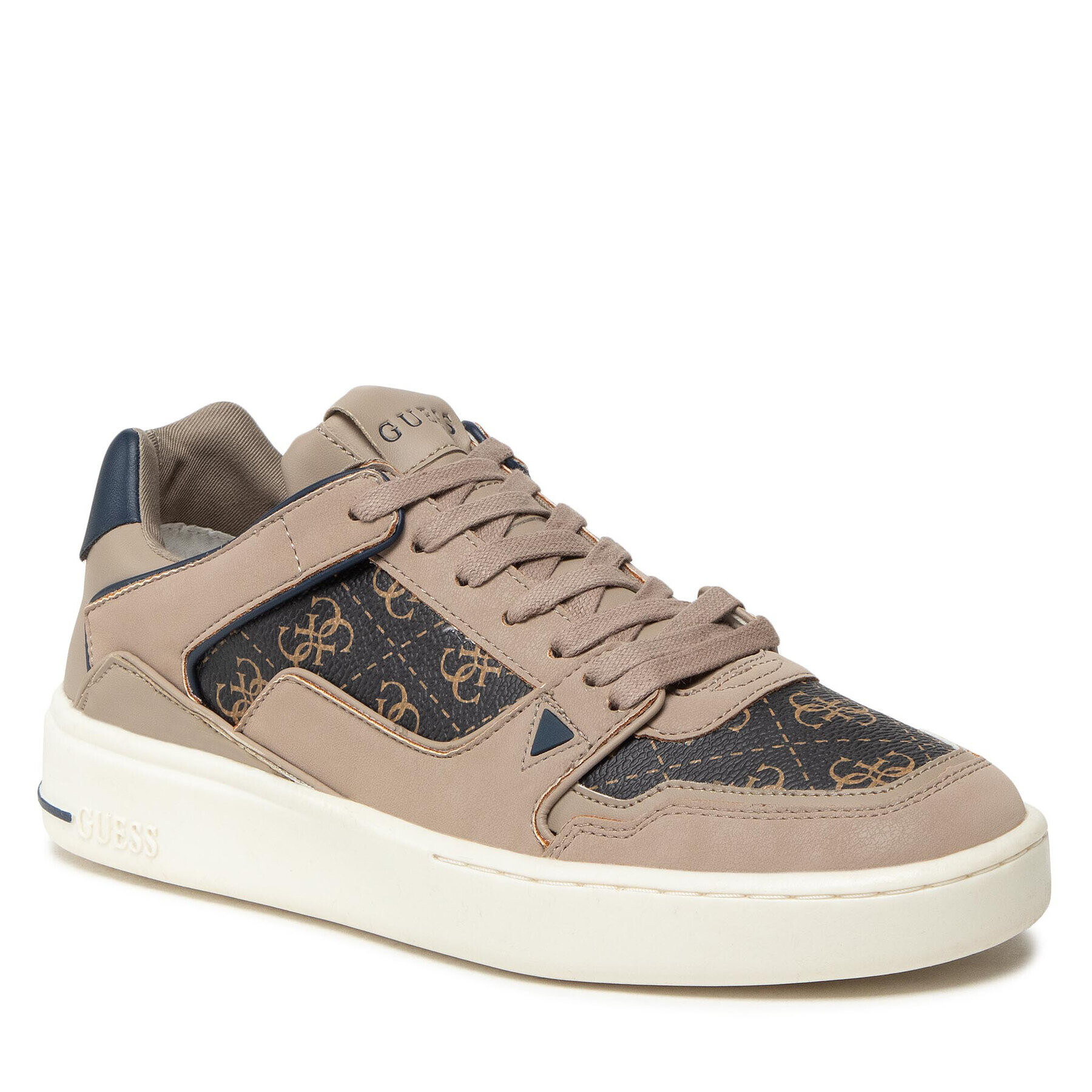 Guess Sneakersy Verona Basket Low FM7VBL FAB12 Hnedá - Pepit.sk