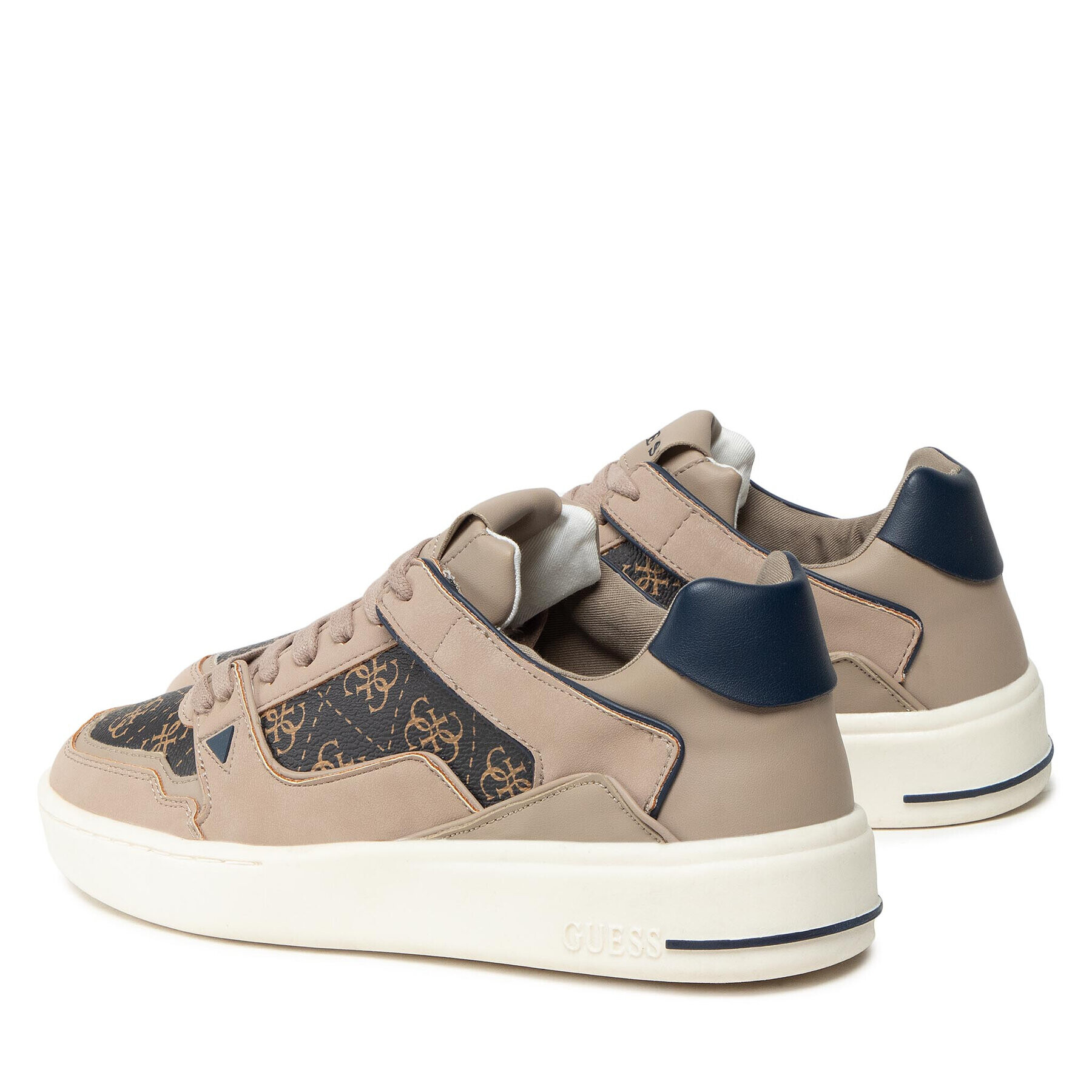 Guess Sneakersy Verona Basket Low FM7VBL FAB12 Hnedá - Pepit.sk