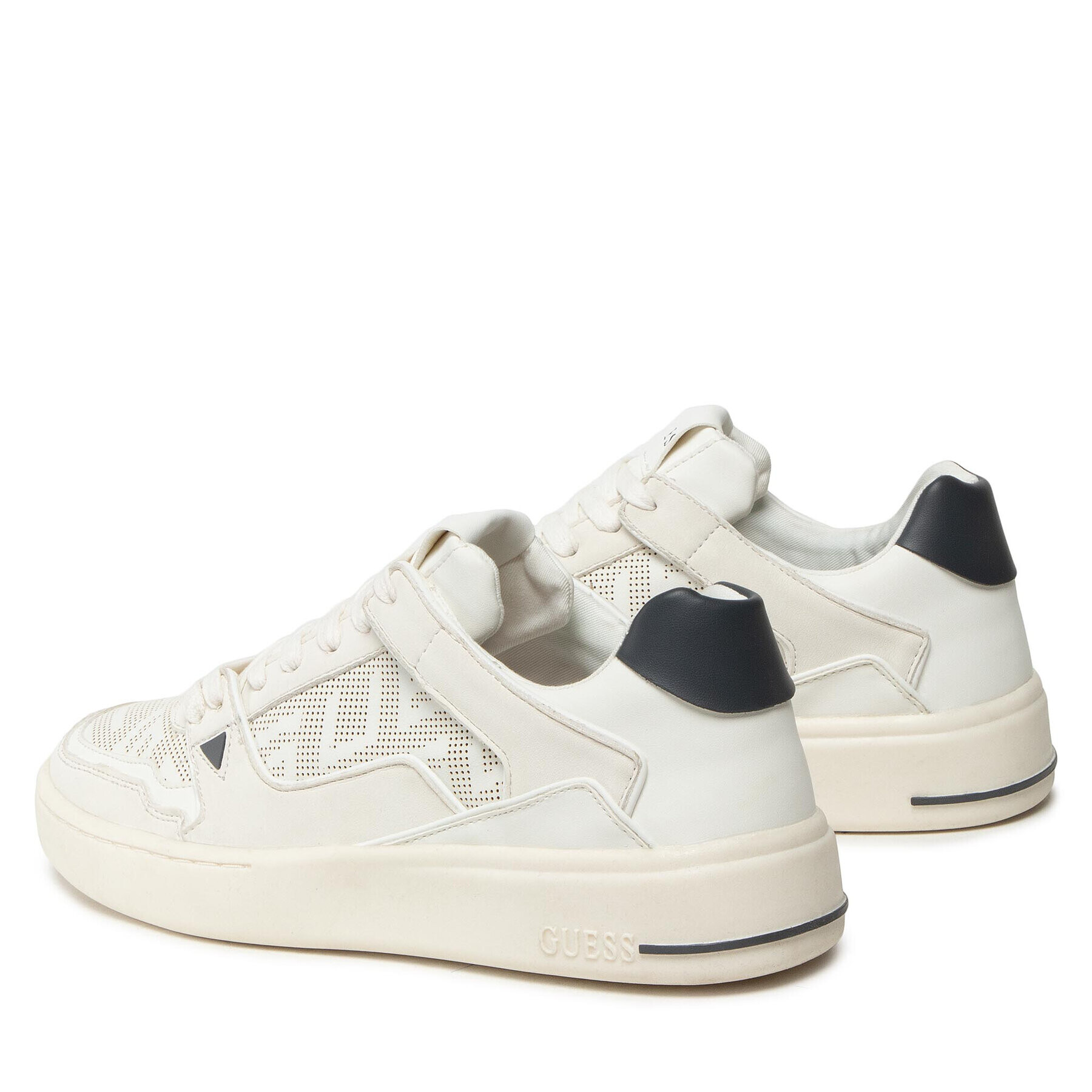 Guess Sneakersy Verona Basket Low FM7VBL FAL12 Biela - Pepit.sk