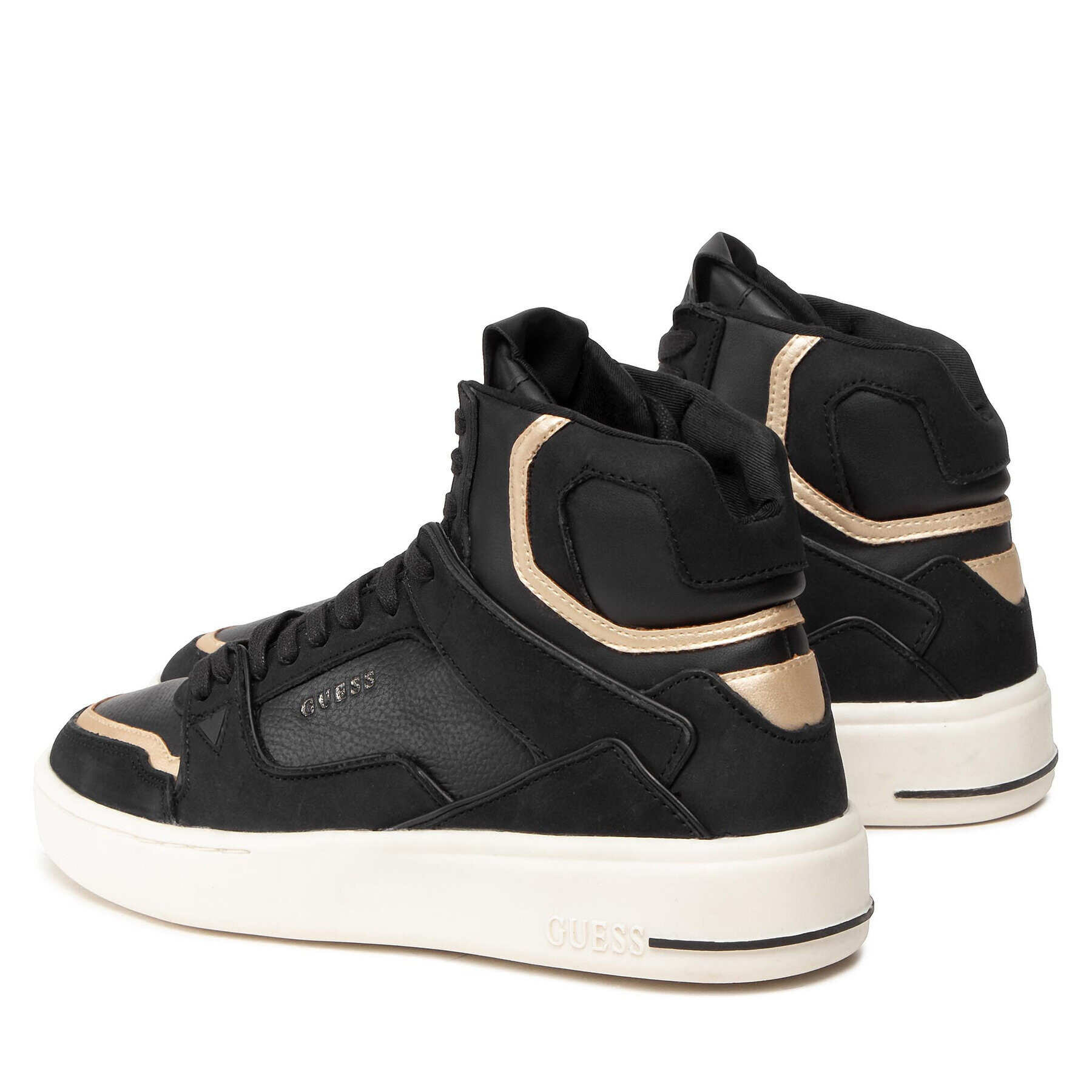 Guess Sneakersy Verona Basket Mid FM7VBM FAB12 Čierna - Pepit.sk