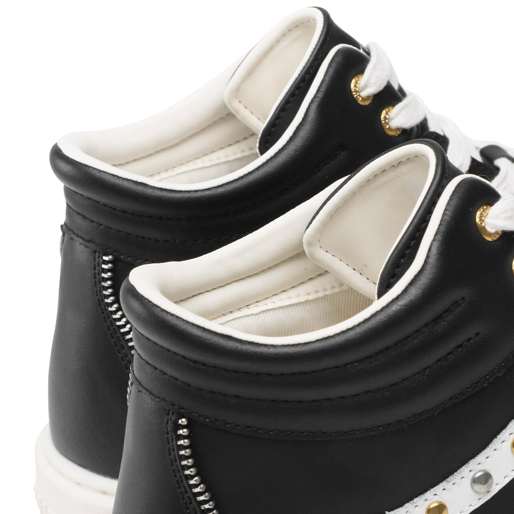 Guess Sneakersy Vice Mid Studs FM5VDS LEA12 Čierna - Pepit.sk