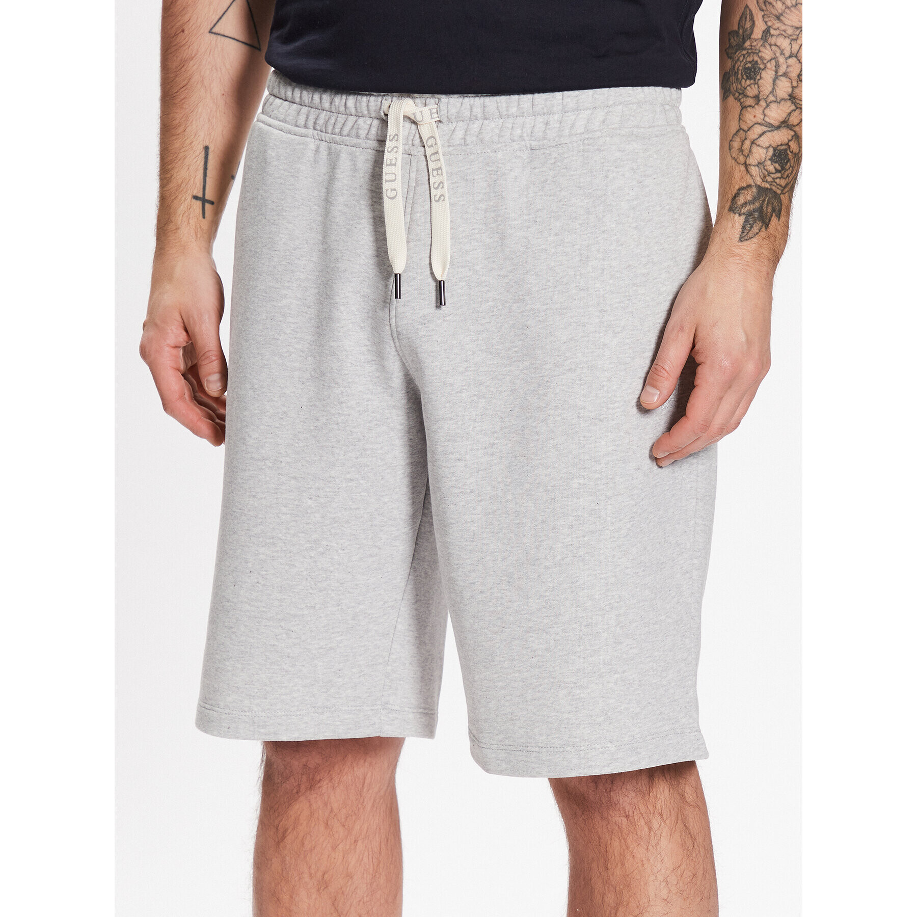 Guess Športové kraťasy Clovis M3GD11 KBK32 Sivá Loose Fit - Pepit.sk