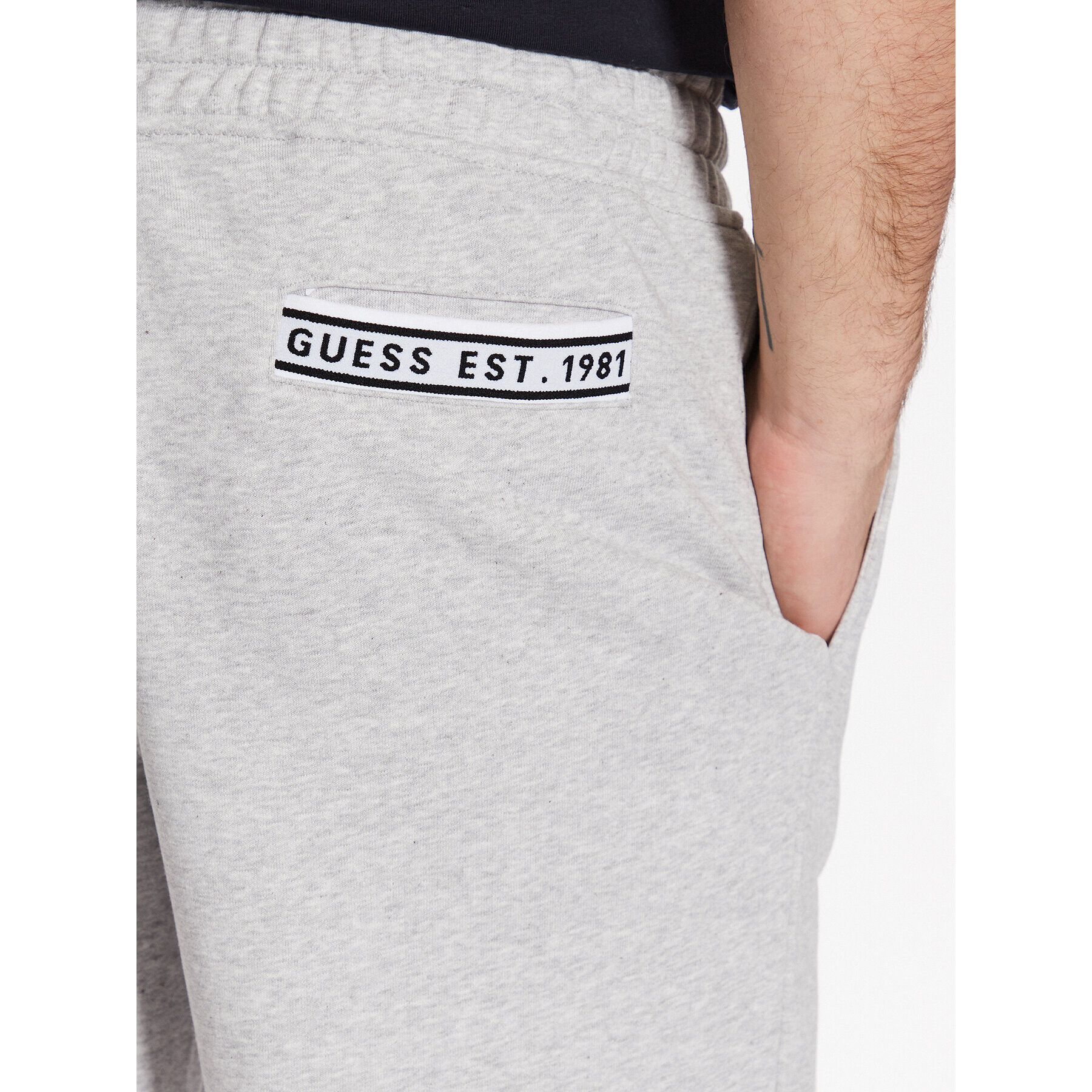 Guess Športové kraťasy Clovis M3GD11 KBK32 Sivá Loose Fit - Pepit.sk